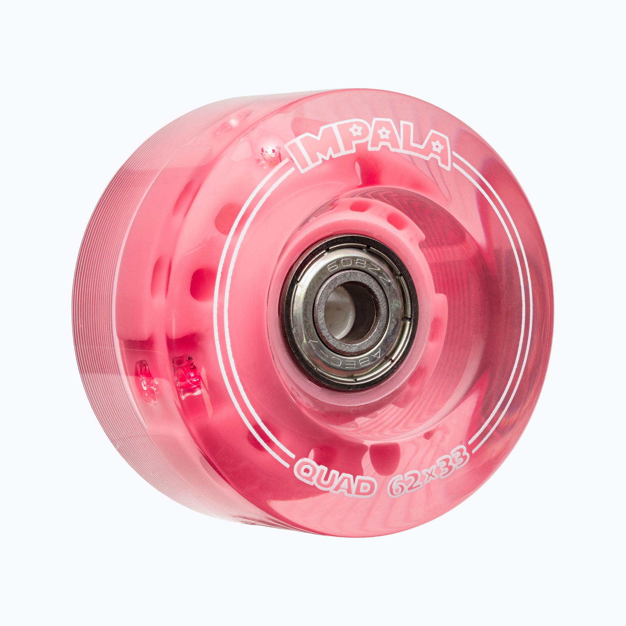 Kółka do wrotek IMPALA F Light Up Wheel 4 szt. pink 
