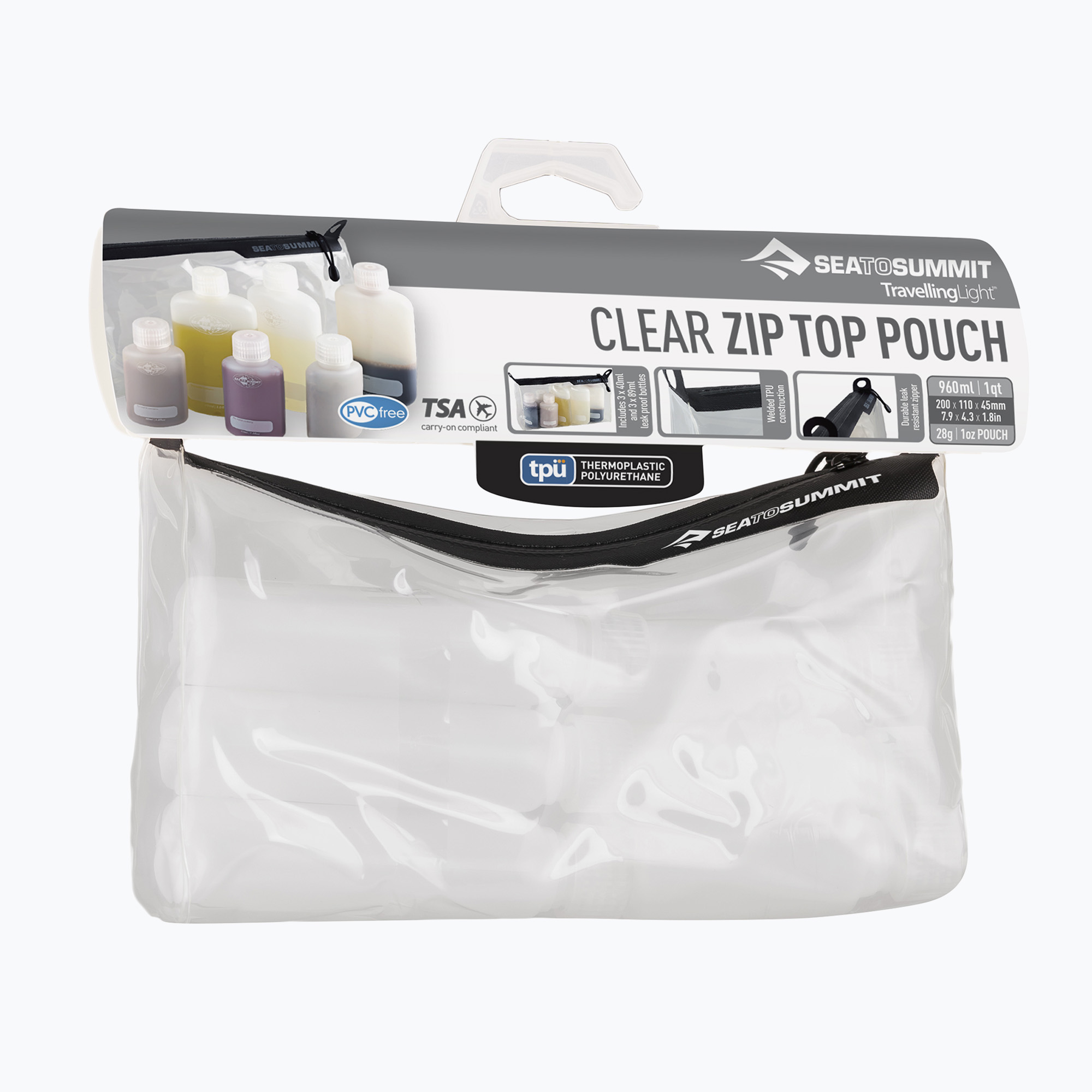 Sea to Summit TPU Clear Ziptop Pouch Set ATLTPUCZTP