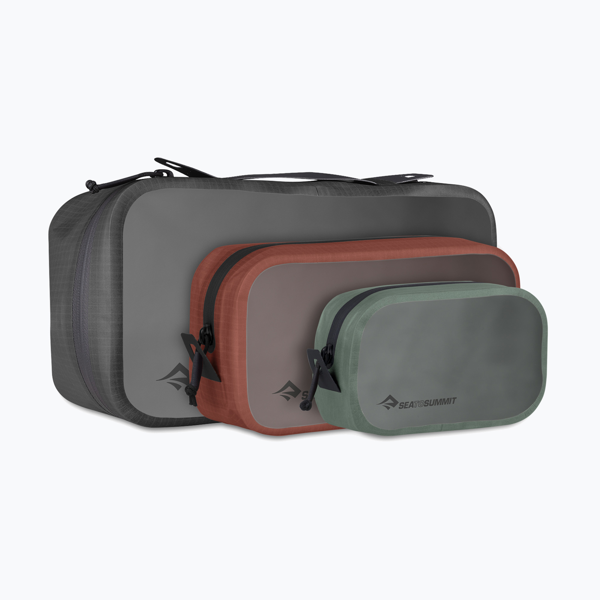 Комплект органайзери Sea To Summit Hydraulic Packing Cube 3 pcs. picante/laurel wreath/jet black