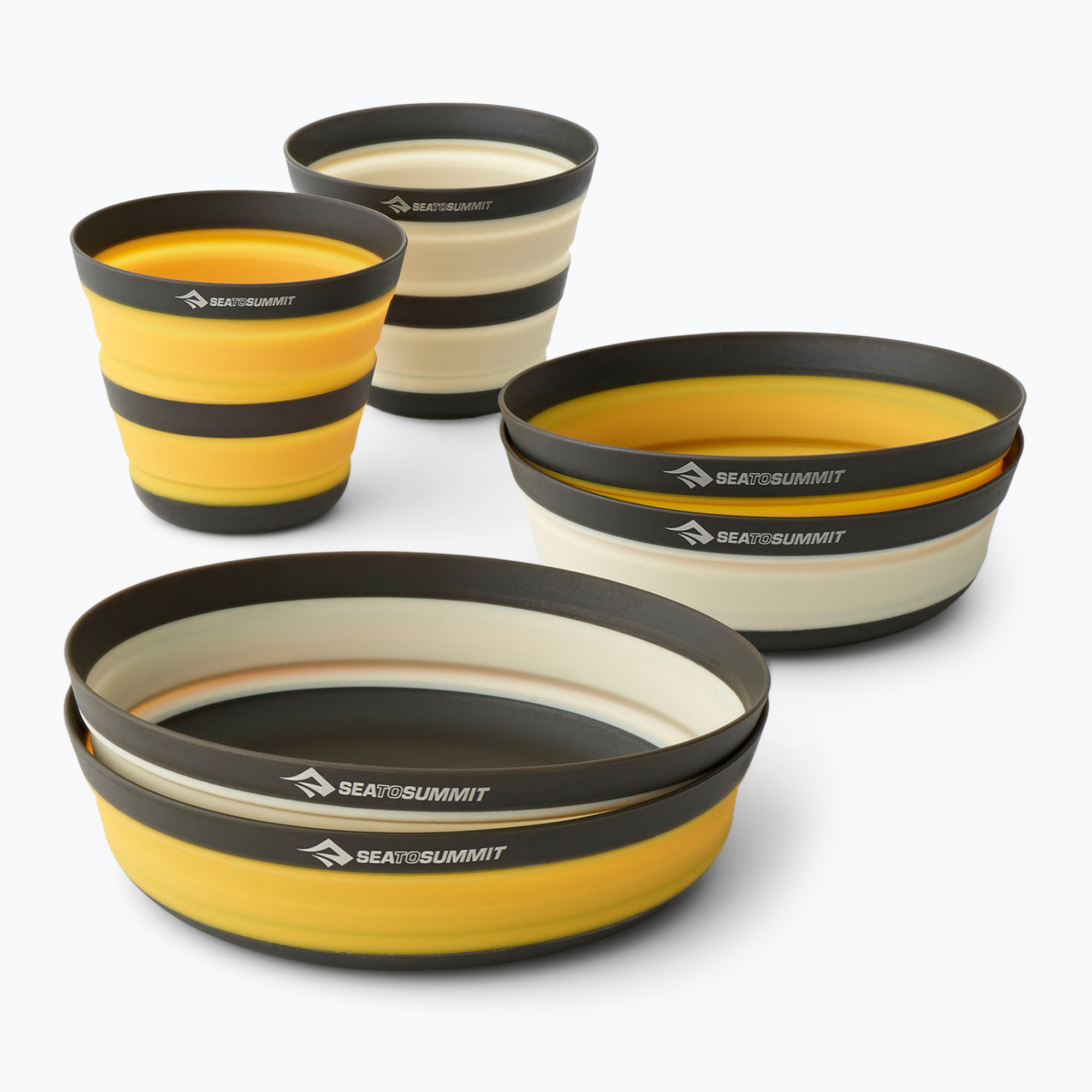 Комплект туристически съдове за хранене Sea to Summit Frontier UL Collapsible Dinnerware