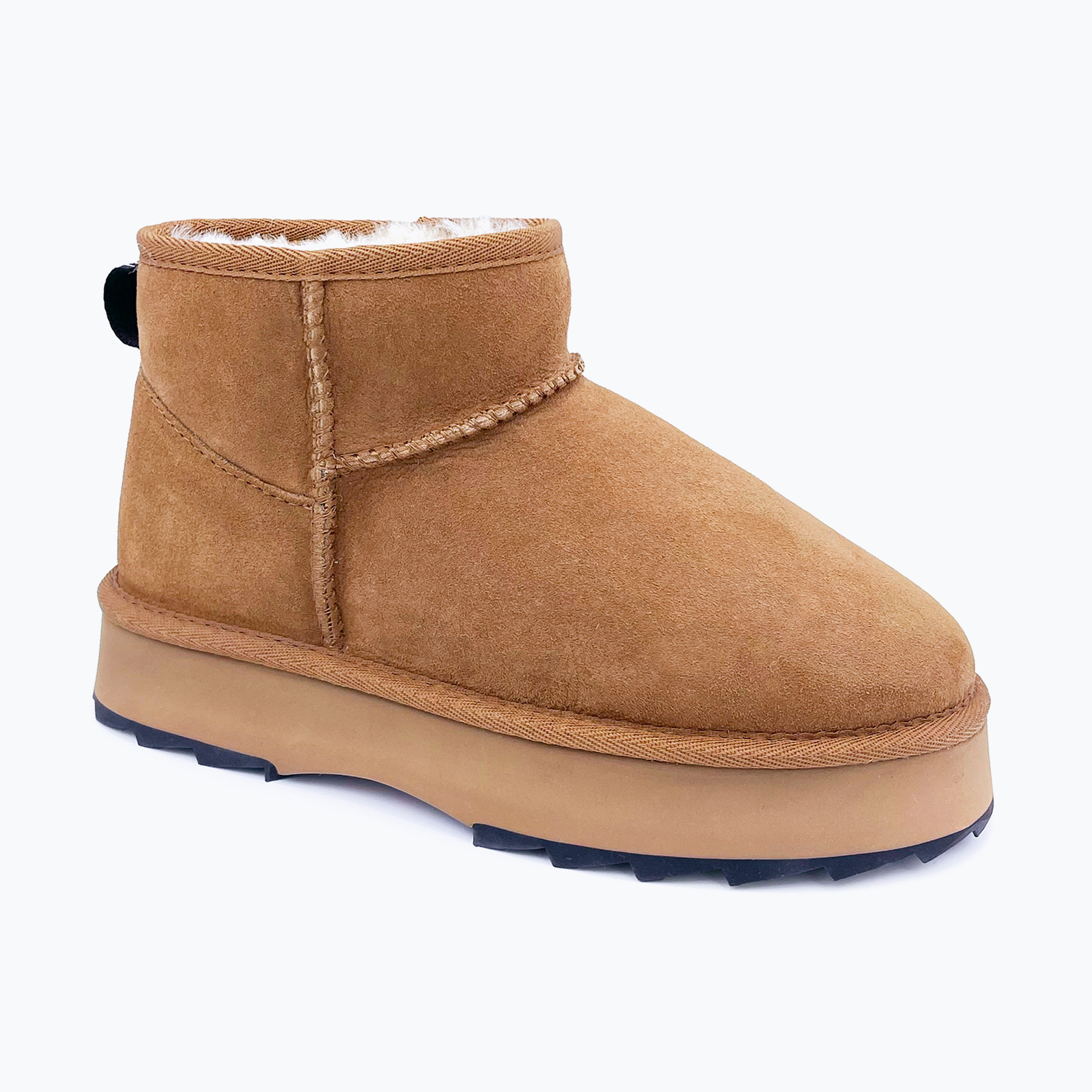 Śniegowce damskie EMU Australia Sharky Micro Flatform chestnut/black 