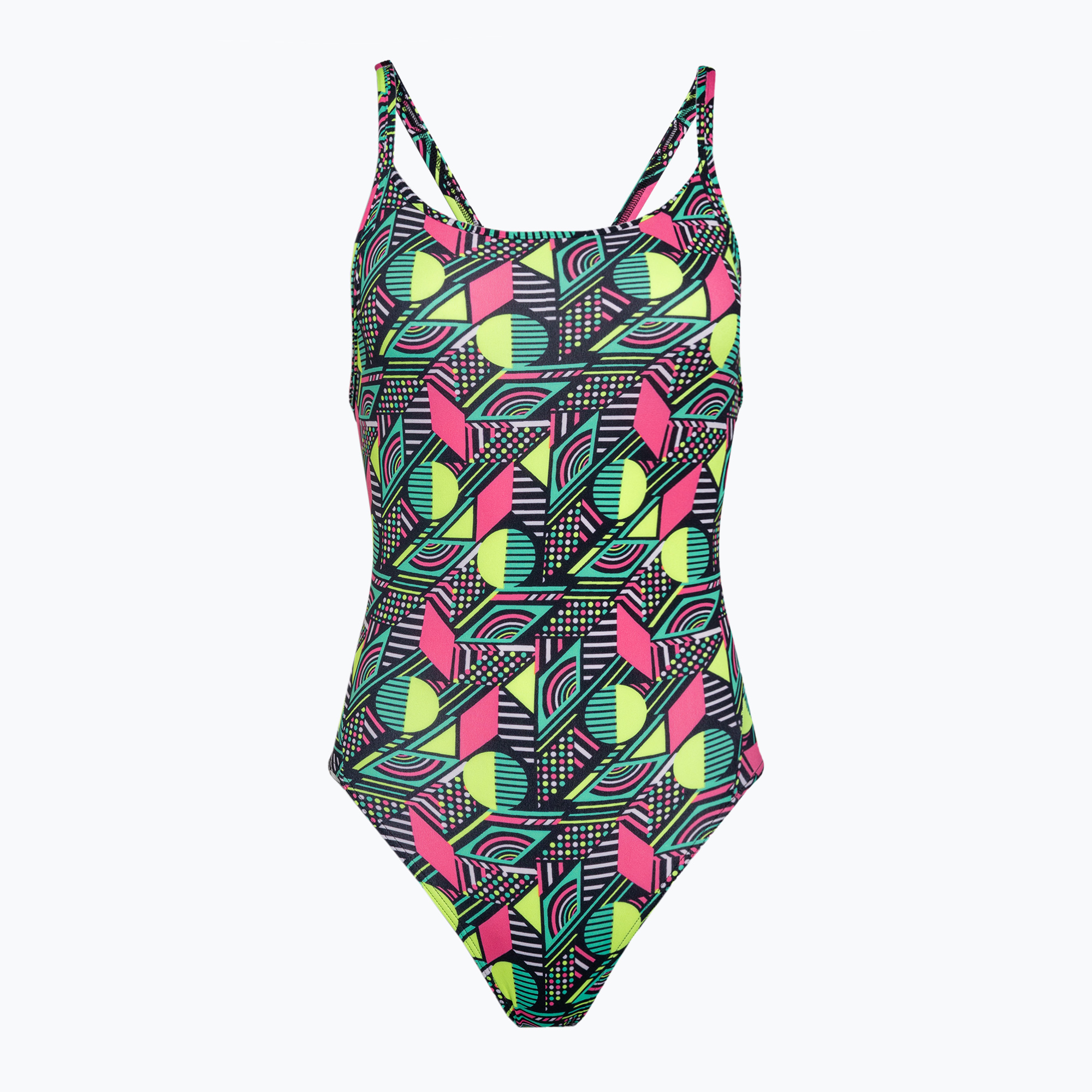 Women's one-piece swimsuit Funkita Diamond Back One Piece dot matrix (10 AUS)