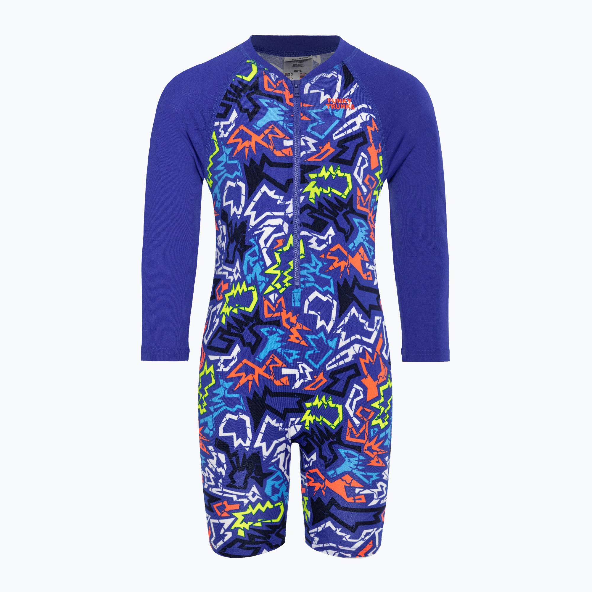 Kombinezon UPF 50+ dziecięcy Funky Trunks Go Jump Suit broken hearts 