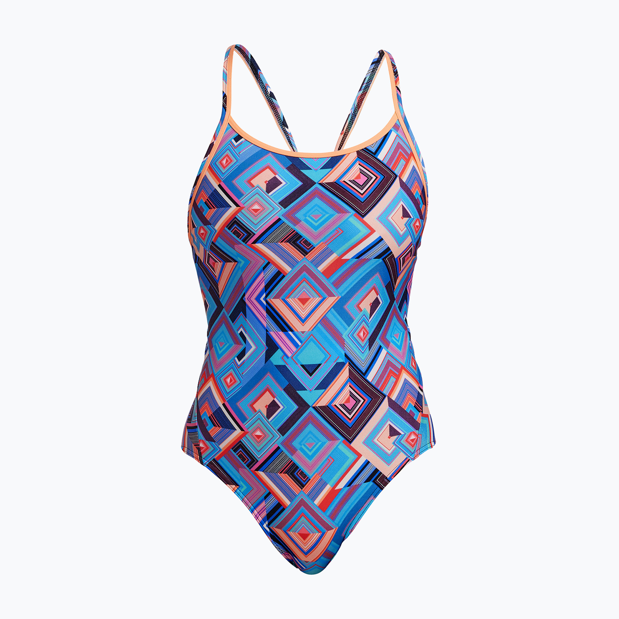 Дамски бански костюм от една част Funkita Diamond Back One Piece boxed up