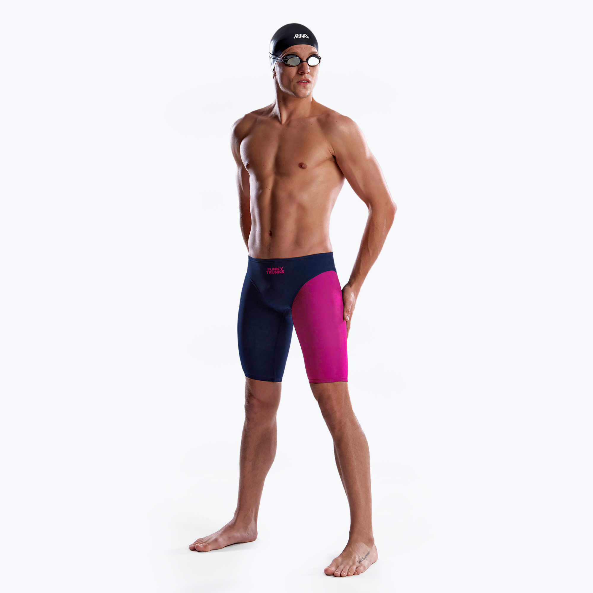 Uomo nuoto jammer Funky Trunks Apex Viper esplosione di marea (24 AUS) (Apex Viper Jammers FTP618M7185922)