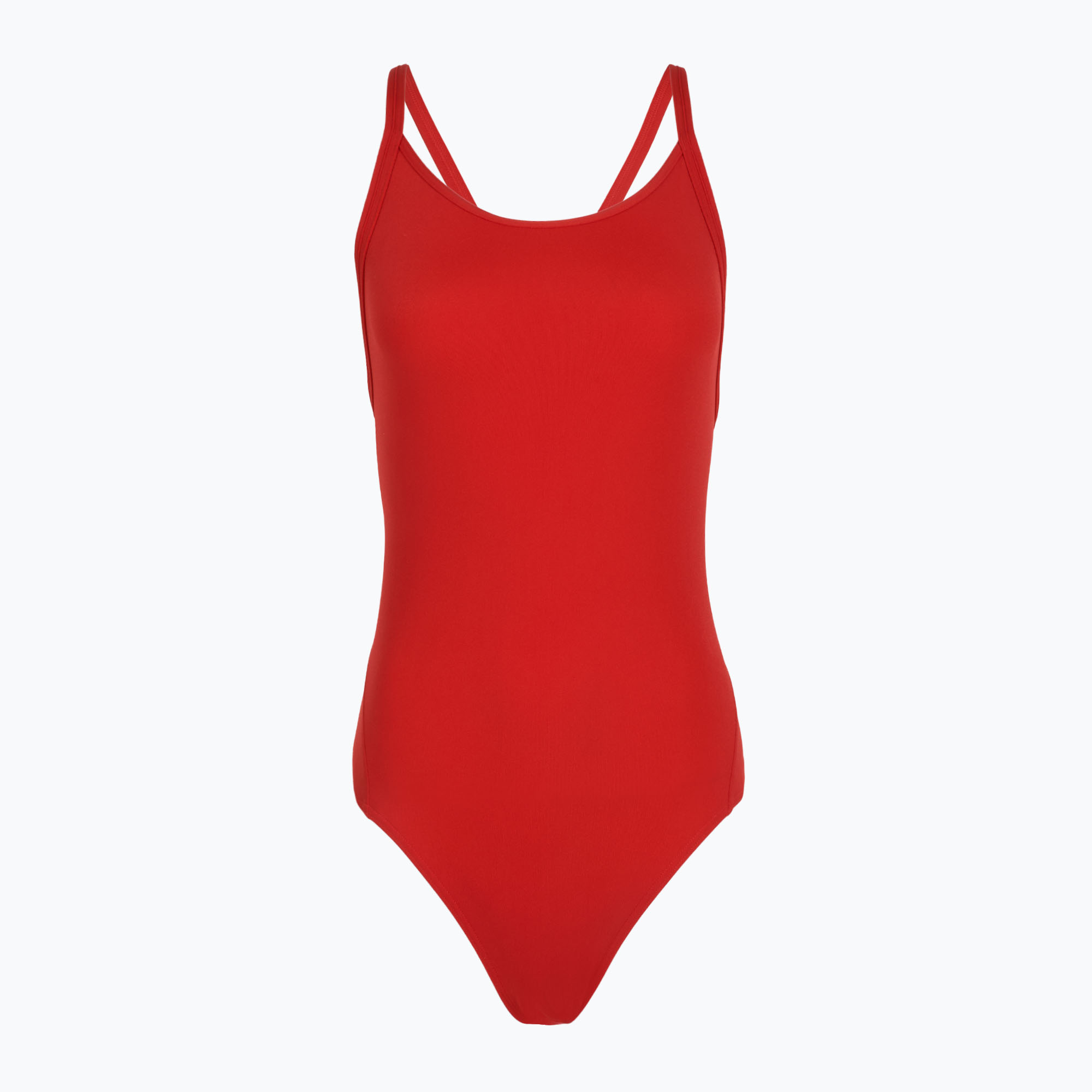 Дамски едноцветен бански Funkita Diamond Back Still Red