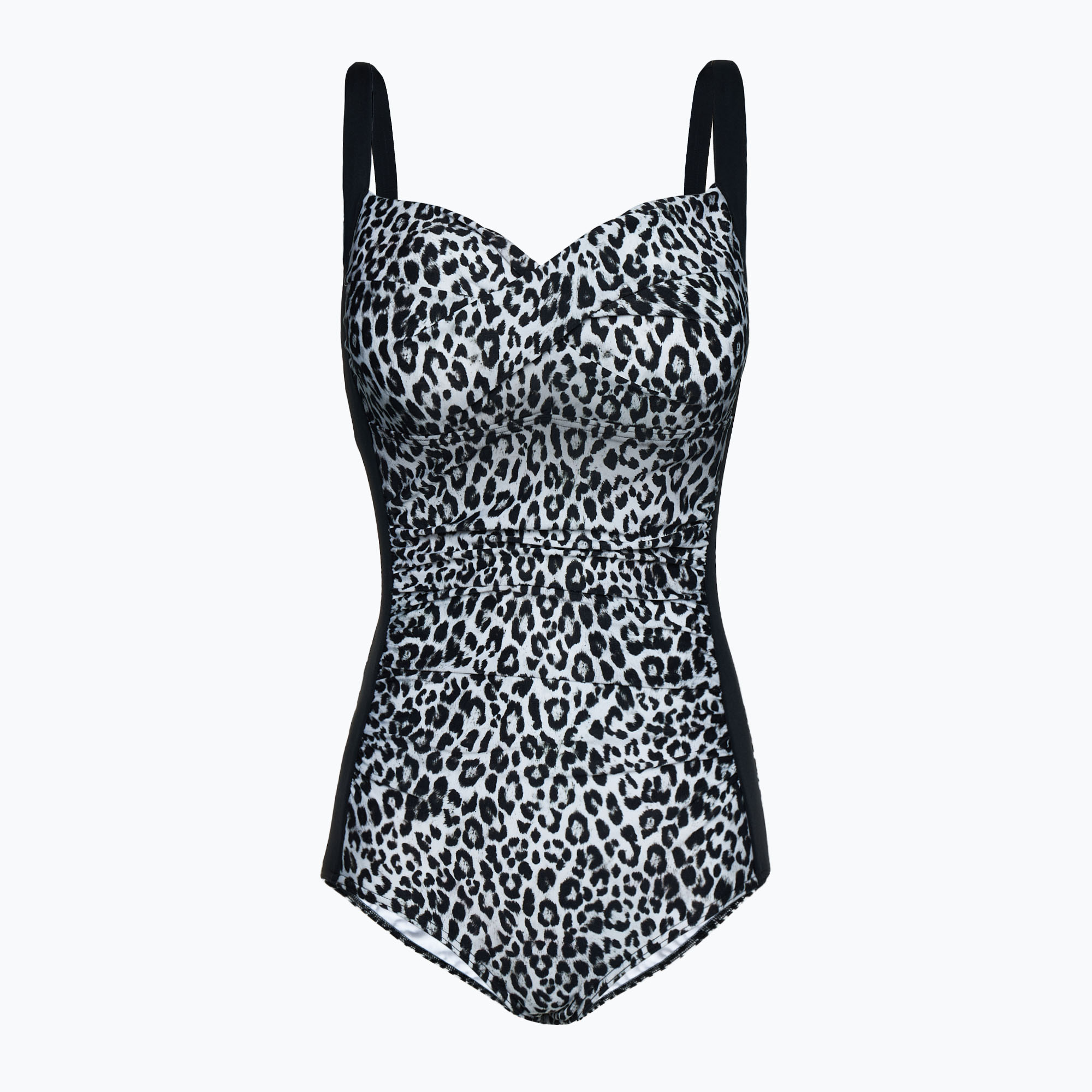 Funkita costume da bagno intero increspato da donna bianco neve (22 AUS) (Ruched One Piece FKS066L7194516)
