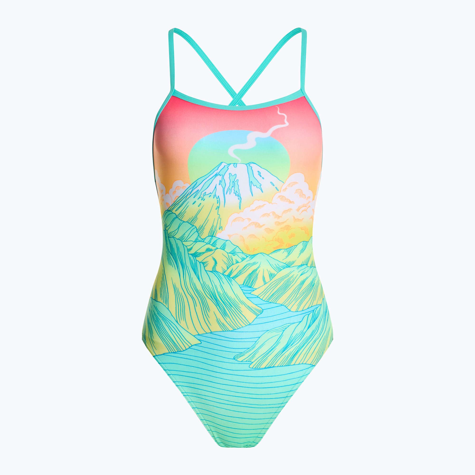 Costume intero Funkita donna Strapped In One Piece candy climb (16 AUS) (Strapped In One Piece FKS034L7198708)