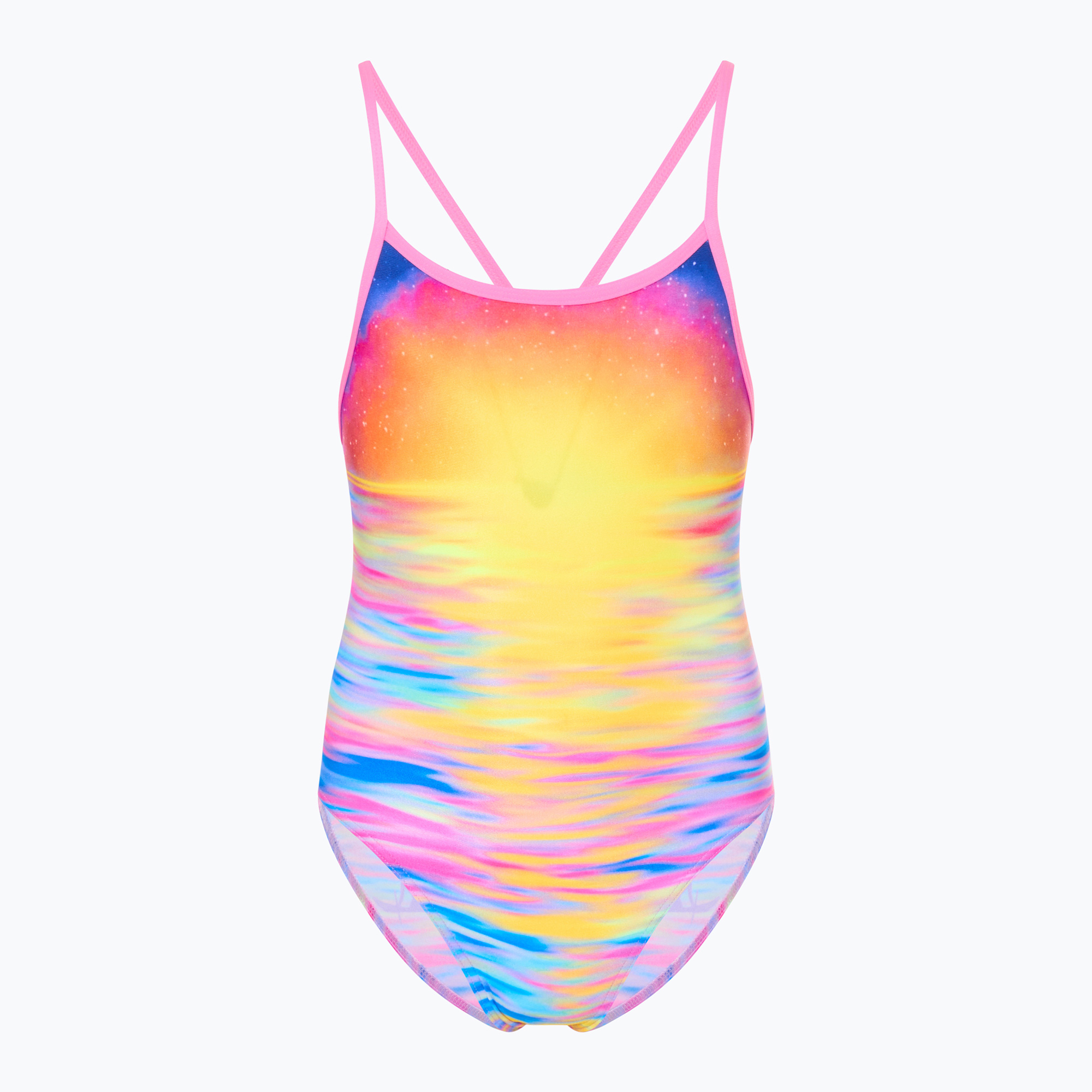 Детски бански костюм от една част Funkita Single Strap One Piece darkinjung sunset