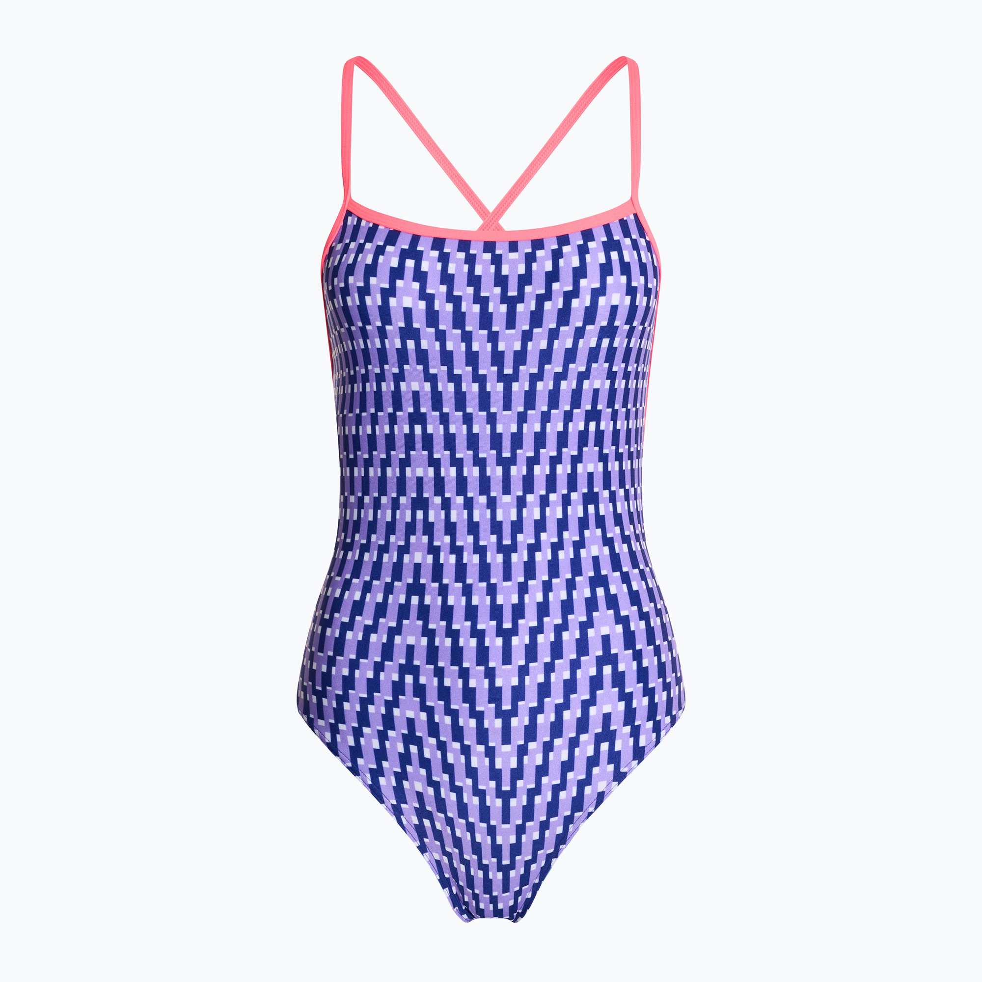 Дамски бански костюм от една част Funkita Strapped In One Piece future dusk