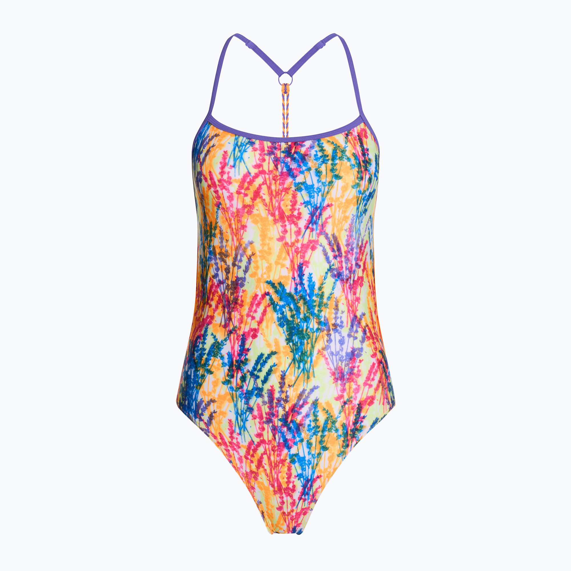 Дамски бански костюм от една част Funkita Twisted One Piece strike a posy