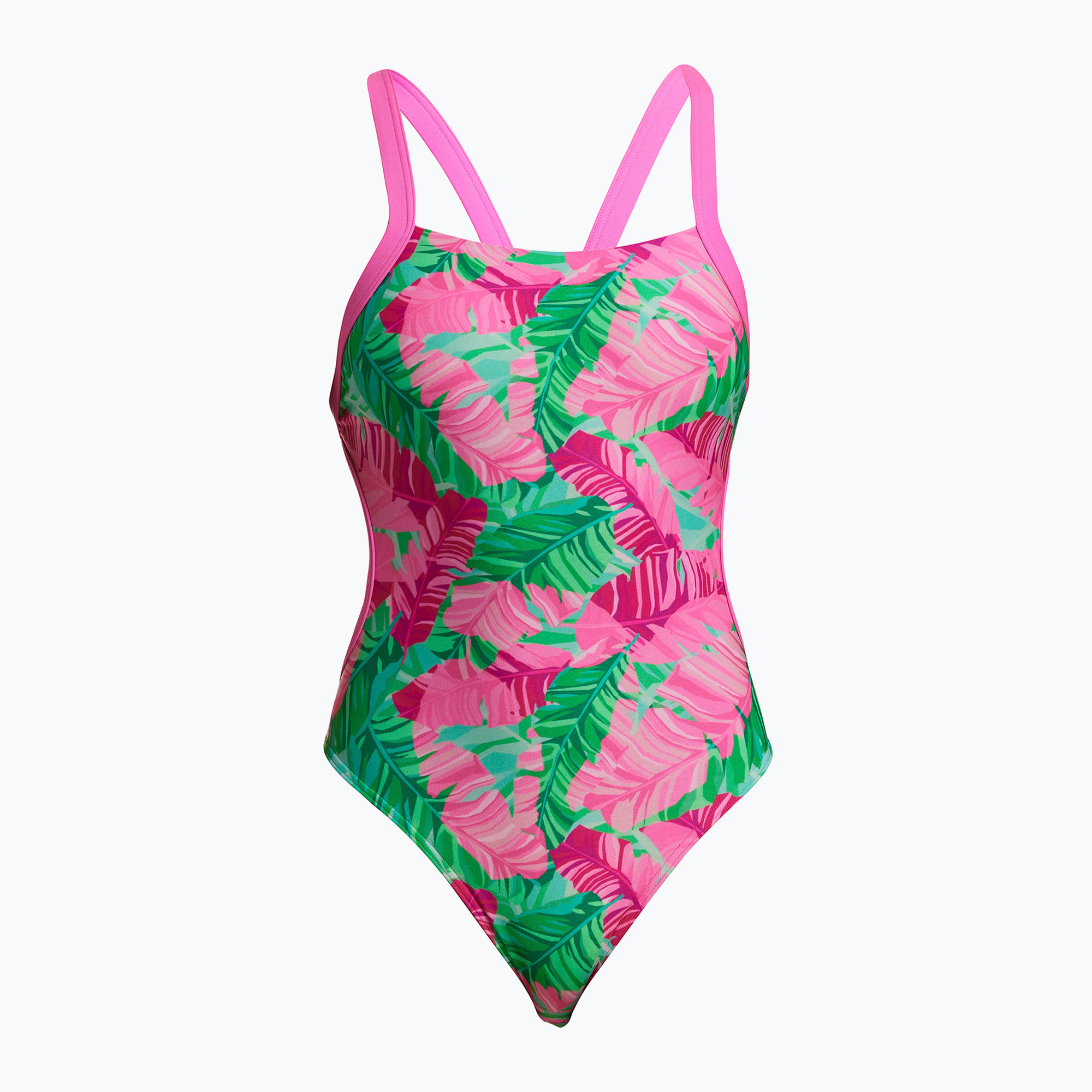 Дамски бански костюм от една част Funkita Brace Free One Piece tropical palm