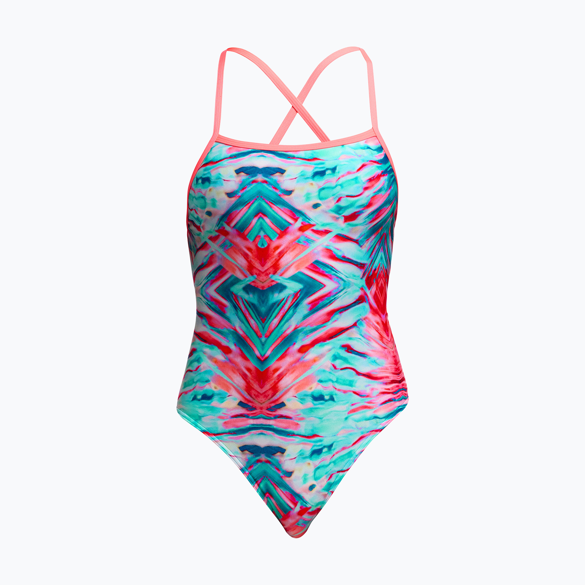 Funkita costume da bagno intero donna Strapped In One Piece increspato riflettere (12 AUS) (Strapped In One Piece FKS034L7216012)