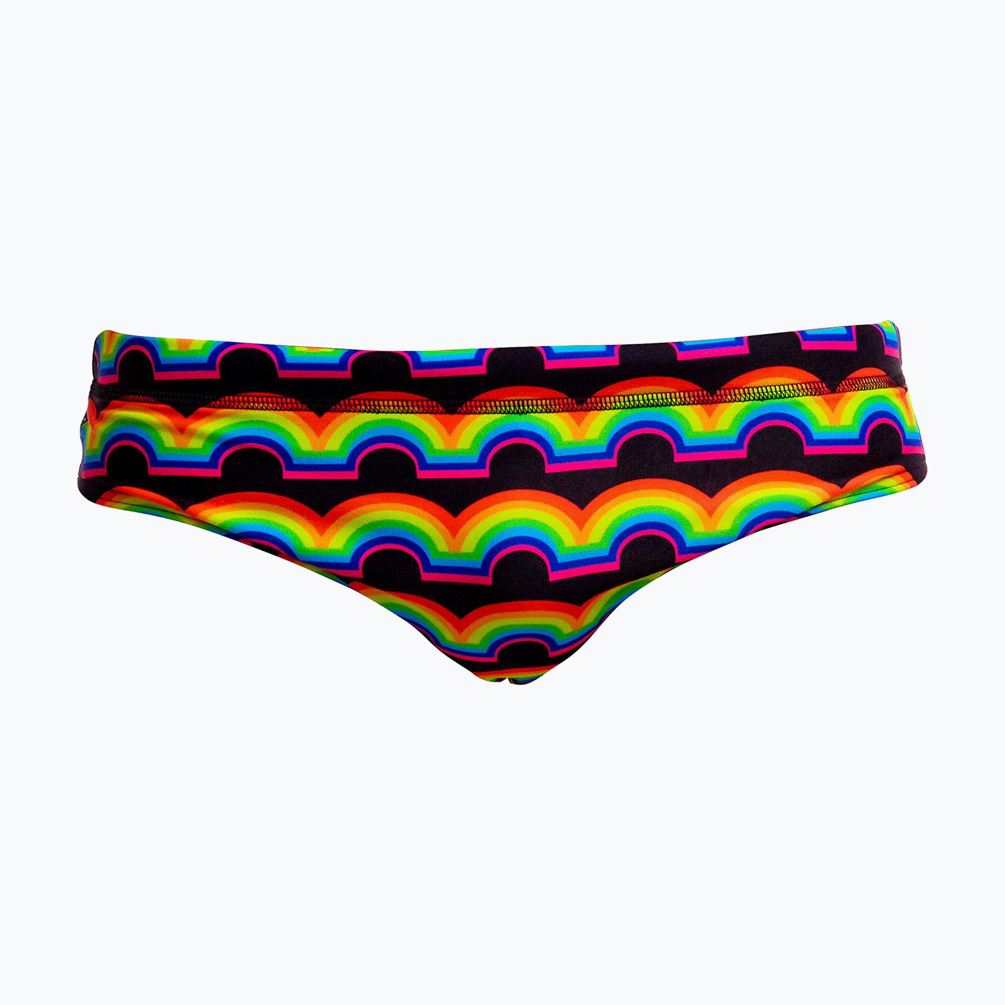 Мъжки плувни слипове Funky Trunks Classic Brief in rainbow