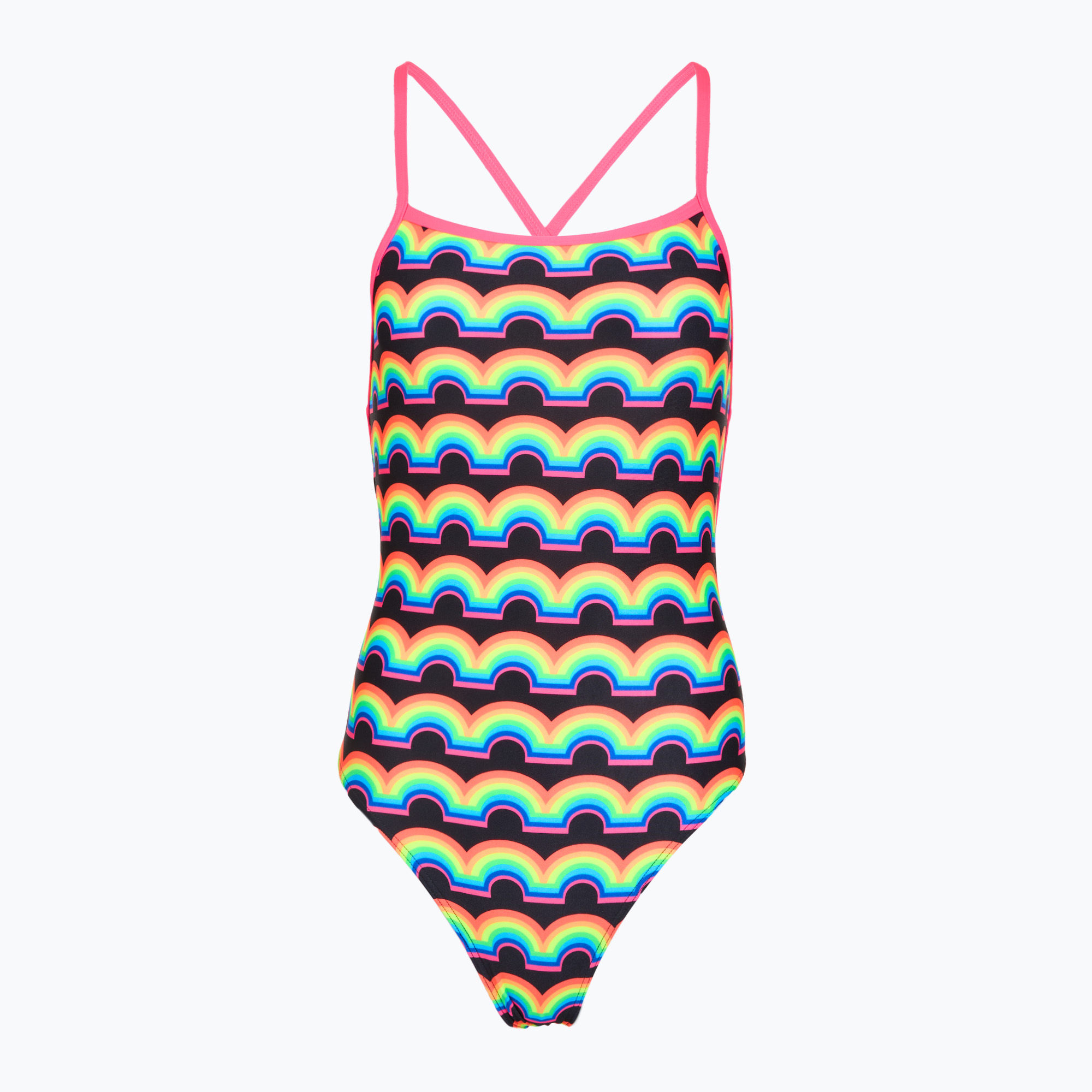 Дамски цял бански костюм Funkita Strapped In One piece rainbowie