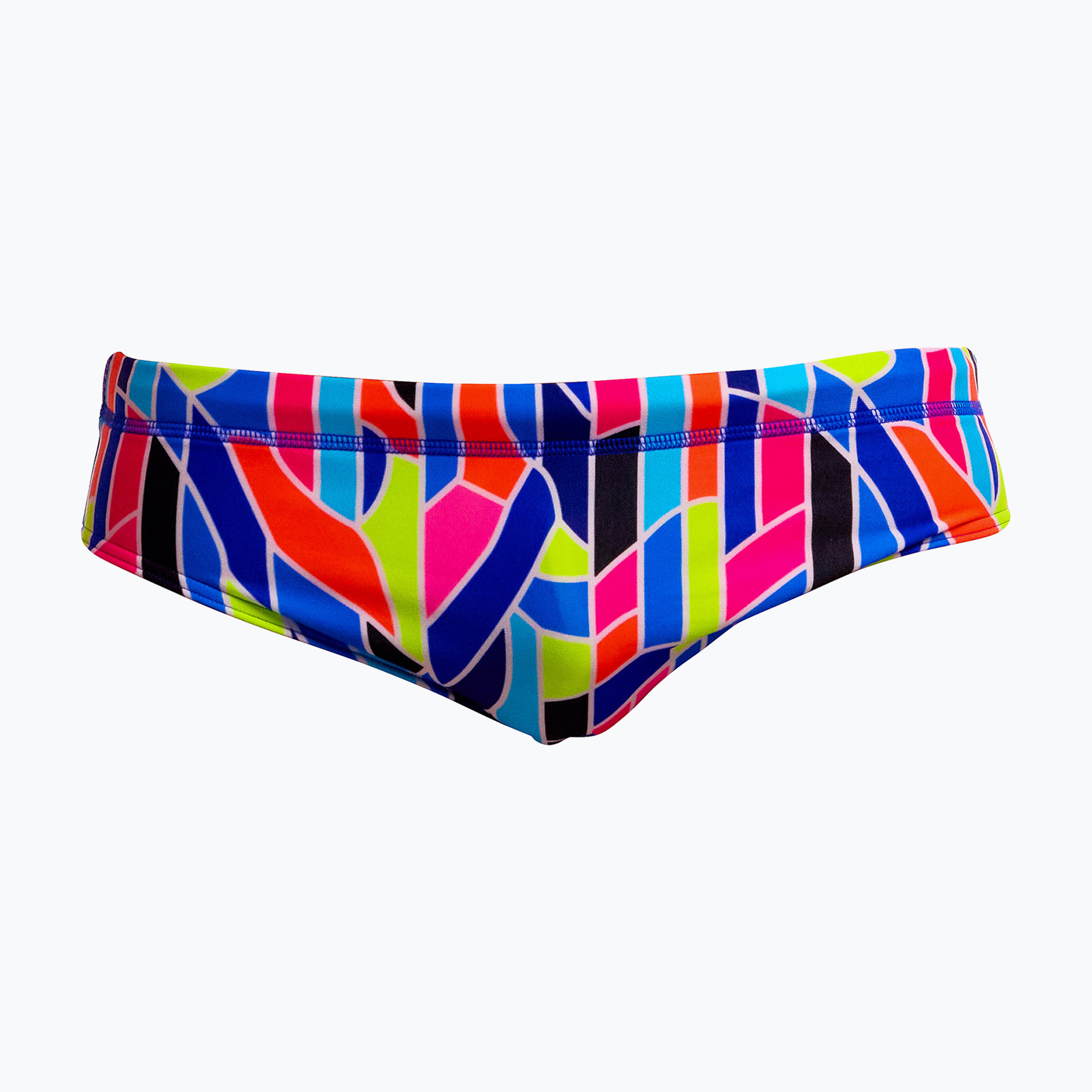Мъжки плувни слипове Funky Trunks Classic Brief fault lines