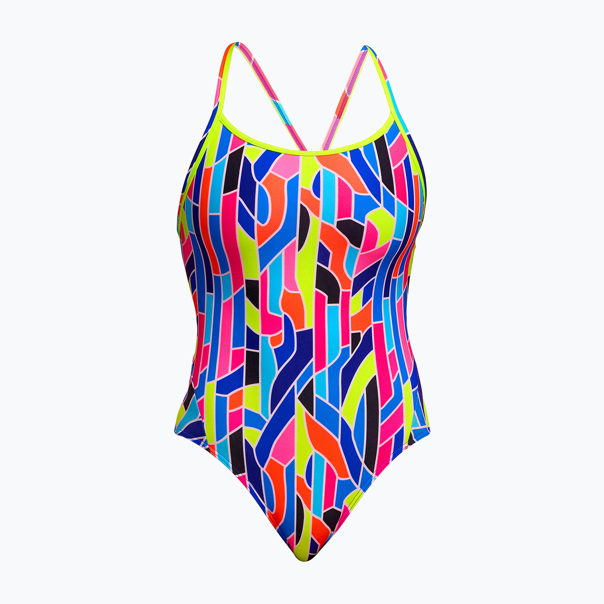 Дамски цял бански костюм  Funkita Diamond Back One piece fault lines