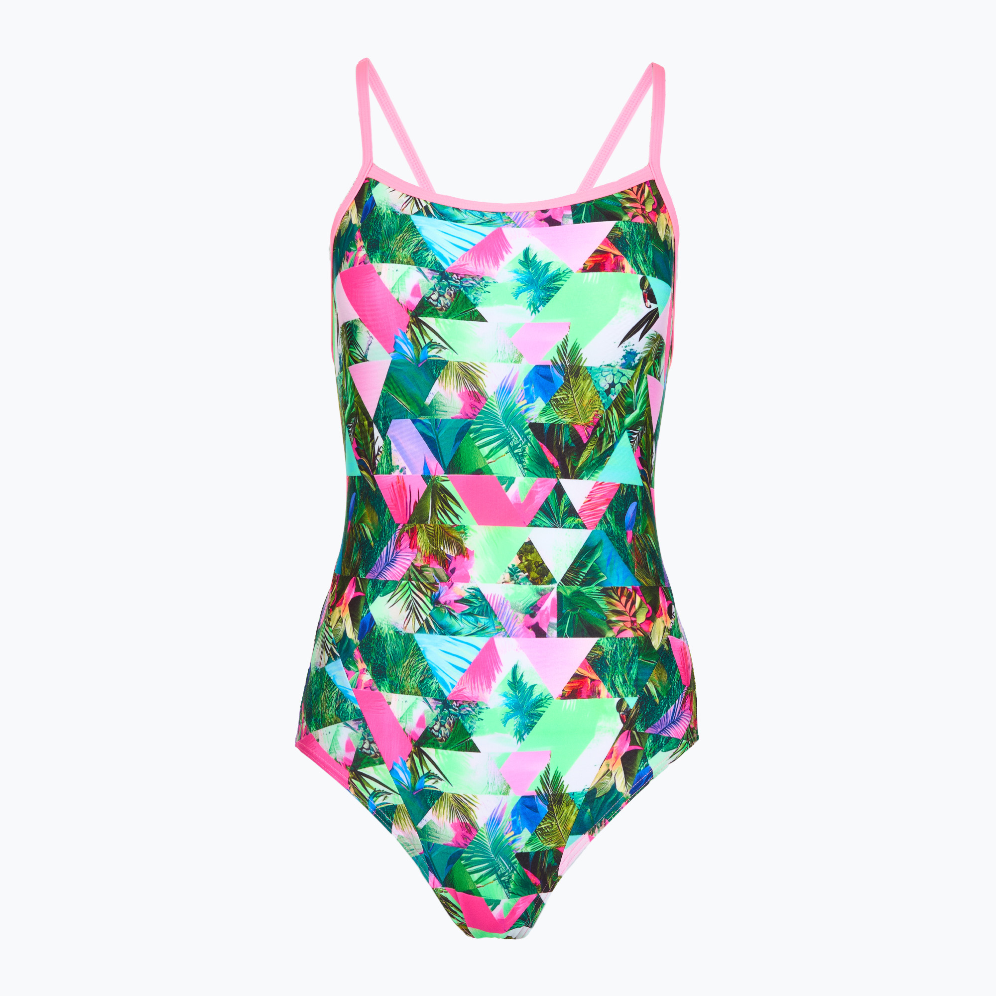 Costum de baie întreg pentru femei Funkita Single Strap One piece sub lime