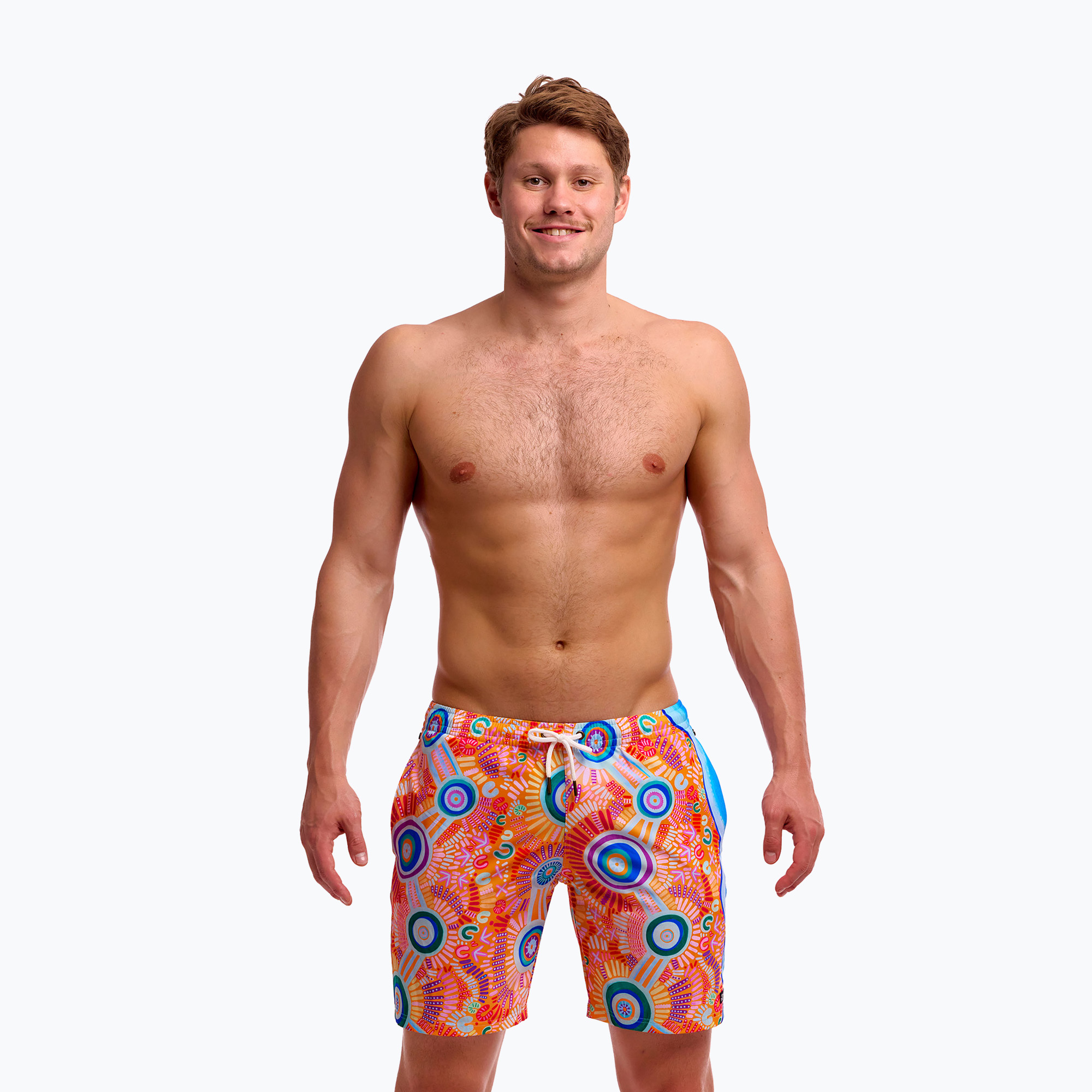 Șorturi de baie pentru bărbați Funky Trunks Long Johnny Short culinary colour