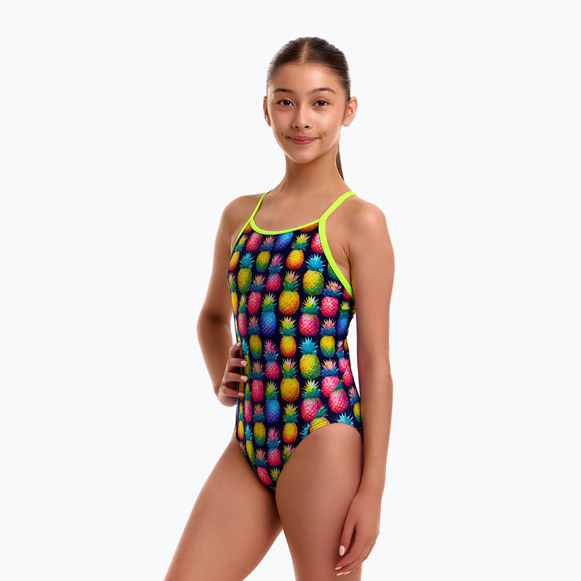 Детски цял бански костюм  Funkita Diamond Back One pieces pine gap