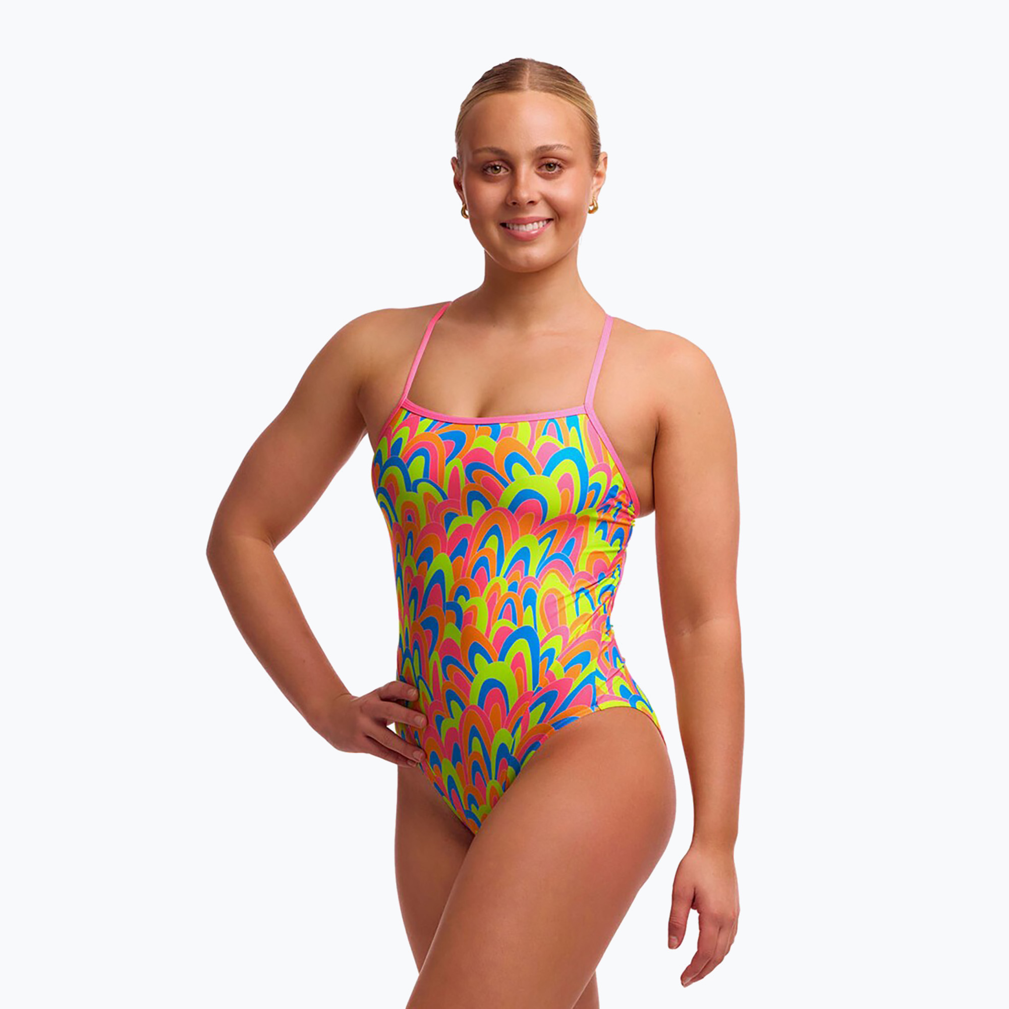 Дамски цял костюм за плуване Funkita Single Strap One pieces hillary puff