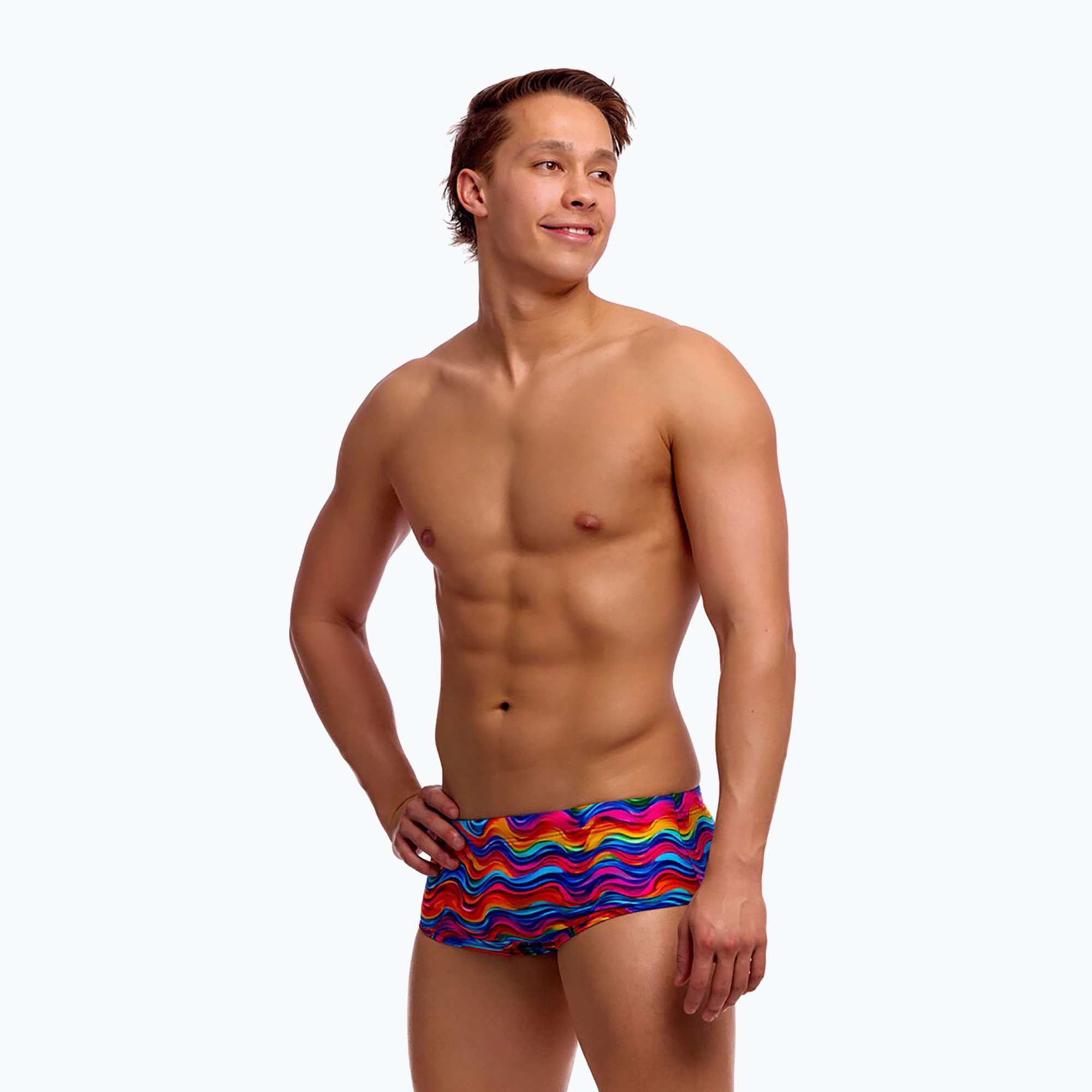 Boxeri de înot pentru bărbați Funky Trunks Sidewinder Trunks plastic fantastic