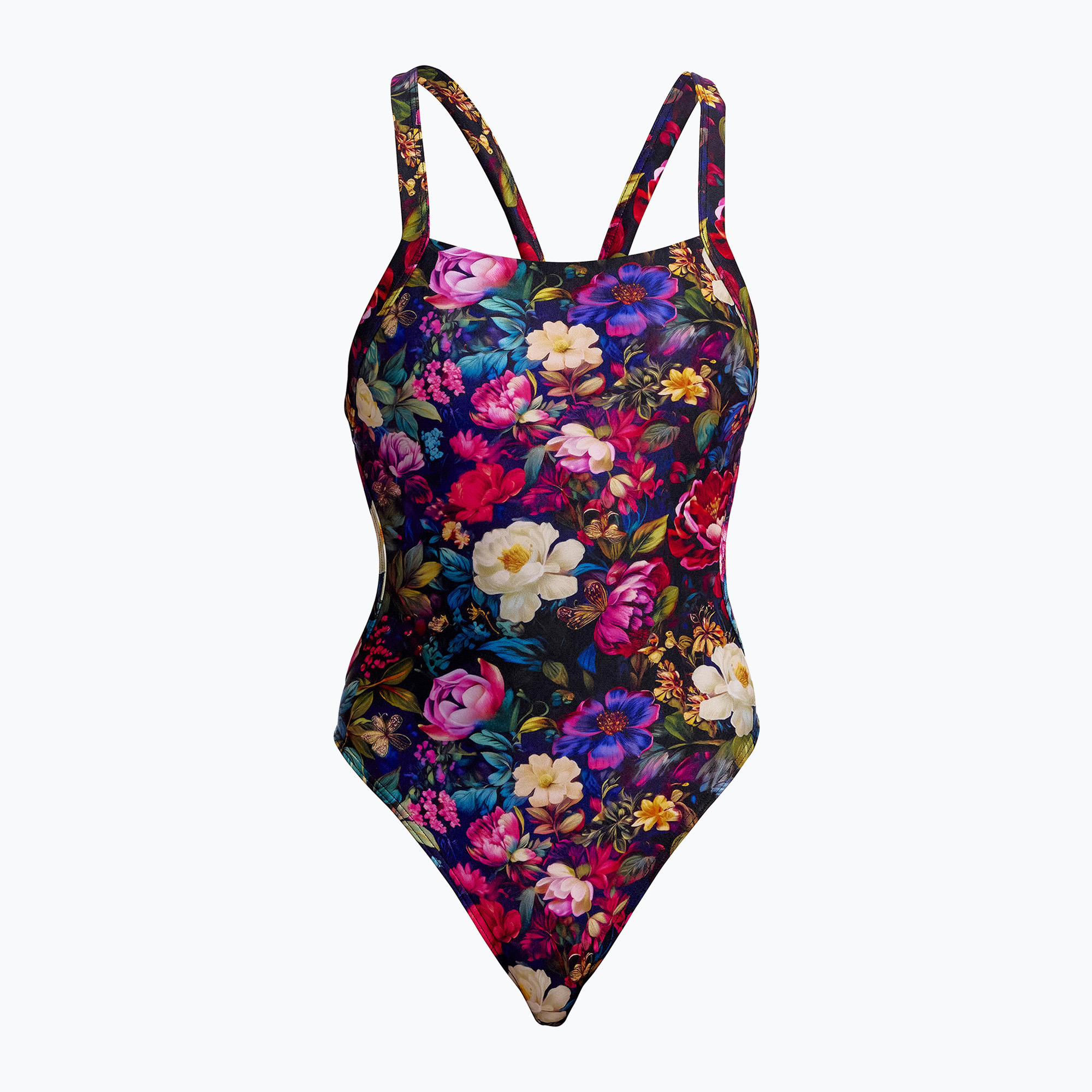 Дамски цял костюм за плуване Funkita Brace Free One Piece bed of roses