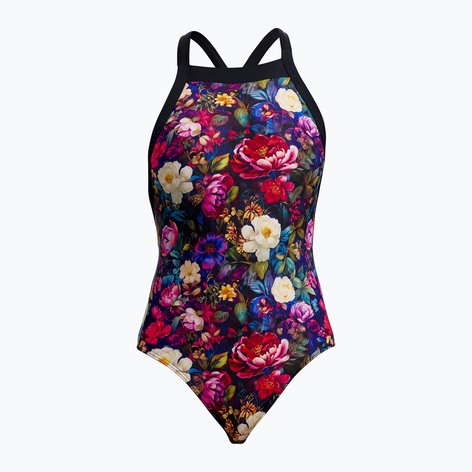 Дамски цял костюм за плуване Funkita Sky Hi One Piece bed of roses
