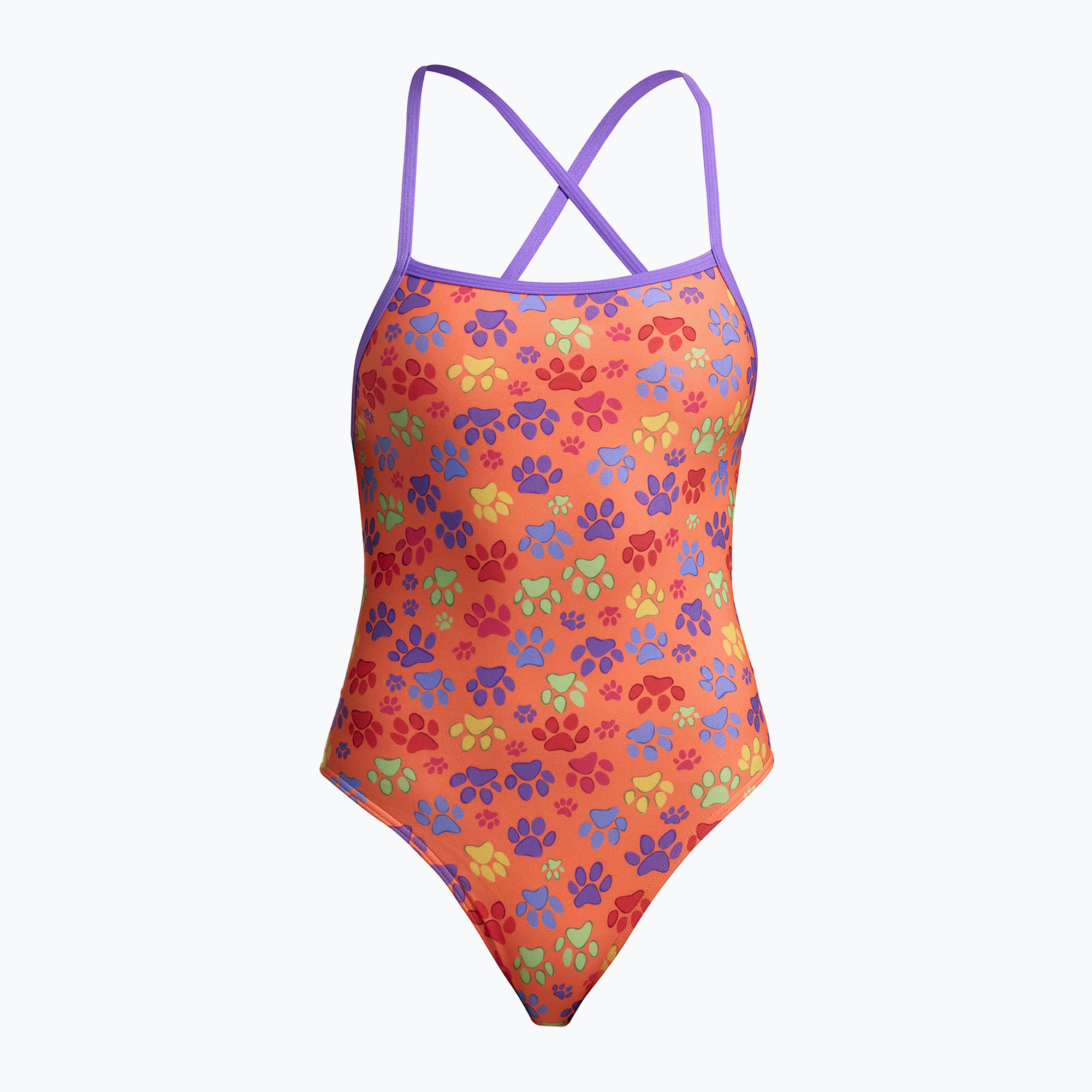 Дамски цял костюм за плуване Funkita Strapped In One Piece paw paw