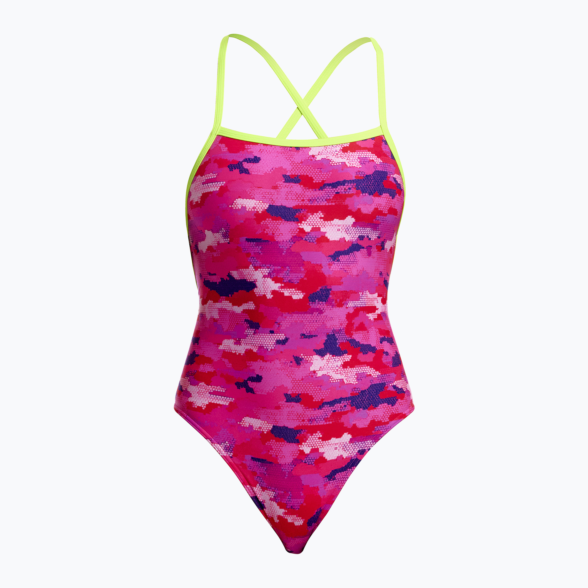 Дамски цял костюм за плуване Funkita Strapped In One Piece special pops