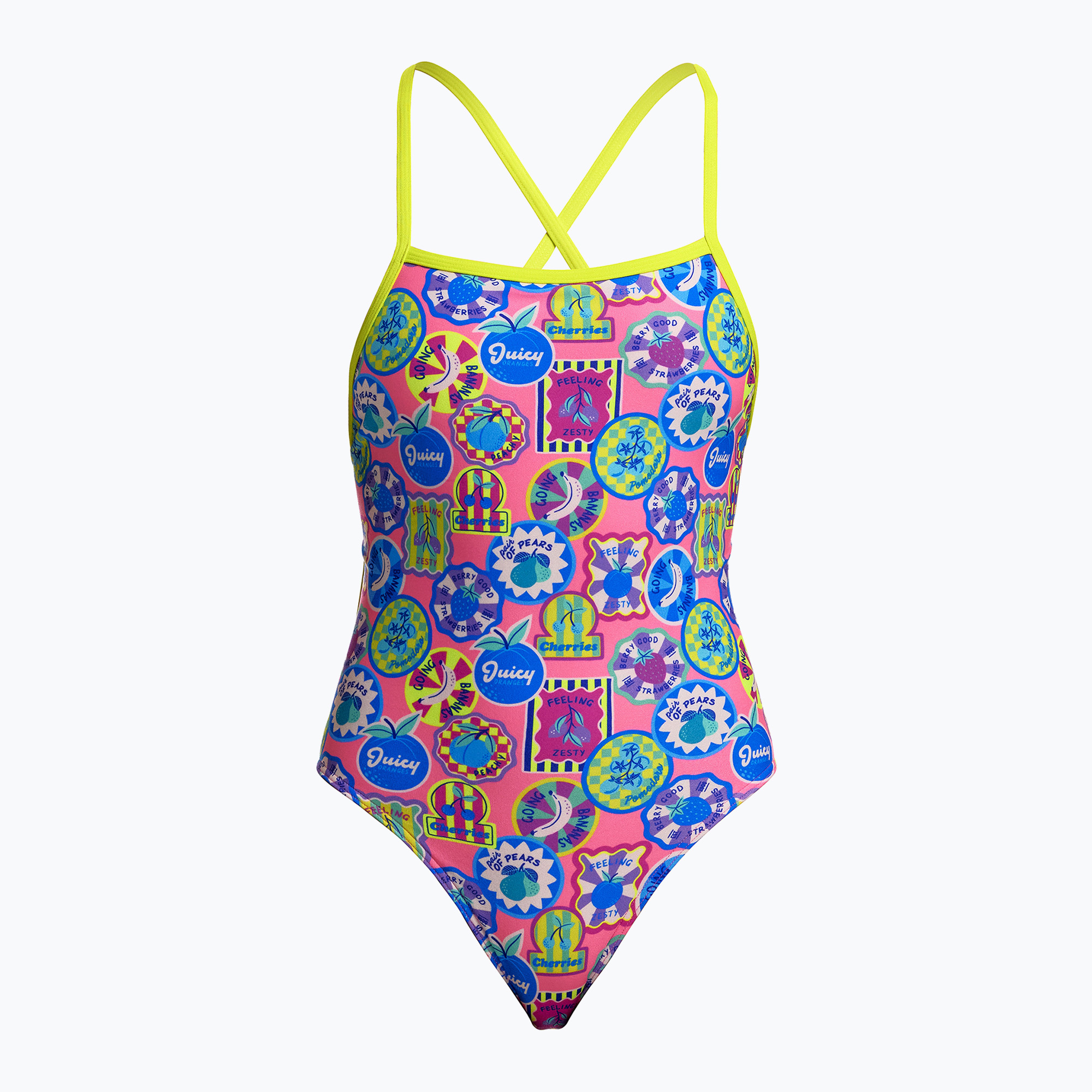 Дамски цял костюм за плуване Funkita Tie Me Tight One Piece zesty besty