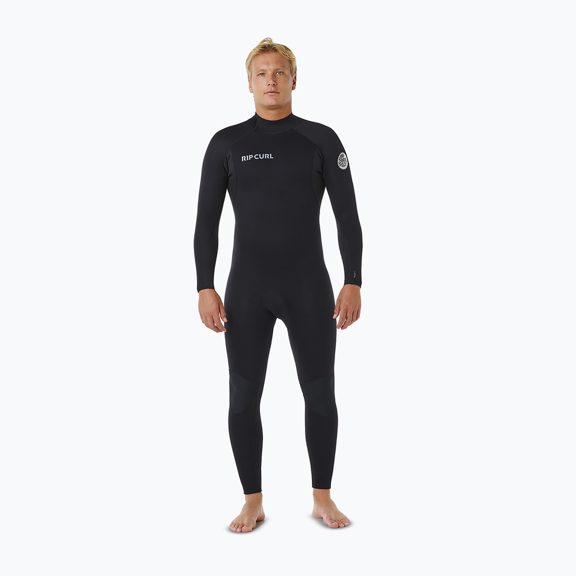 Pianka do pływania męska Rip Curl Trad 4/3 mm Back Zip black 