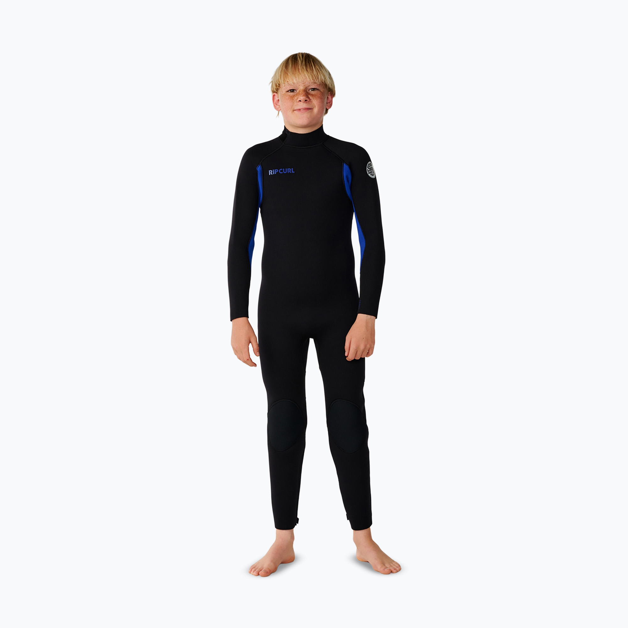 Pianka do pływania dziecięca Rip Curl Trad 4/3 mm Back Zip black/blue 