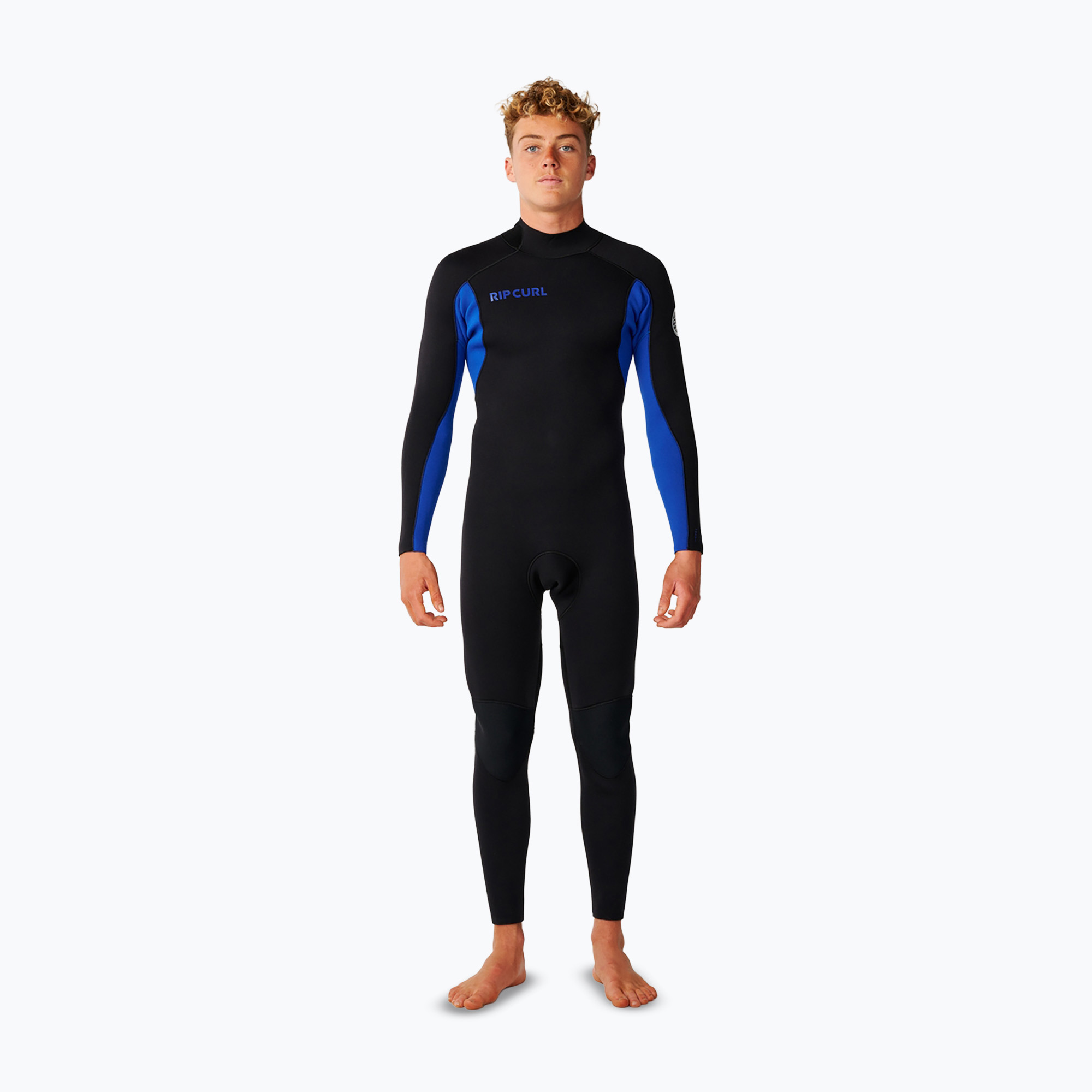 Pianka do pływania męska Rip Curl Trad 3/2 mm Back Zip black/blue 