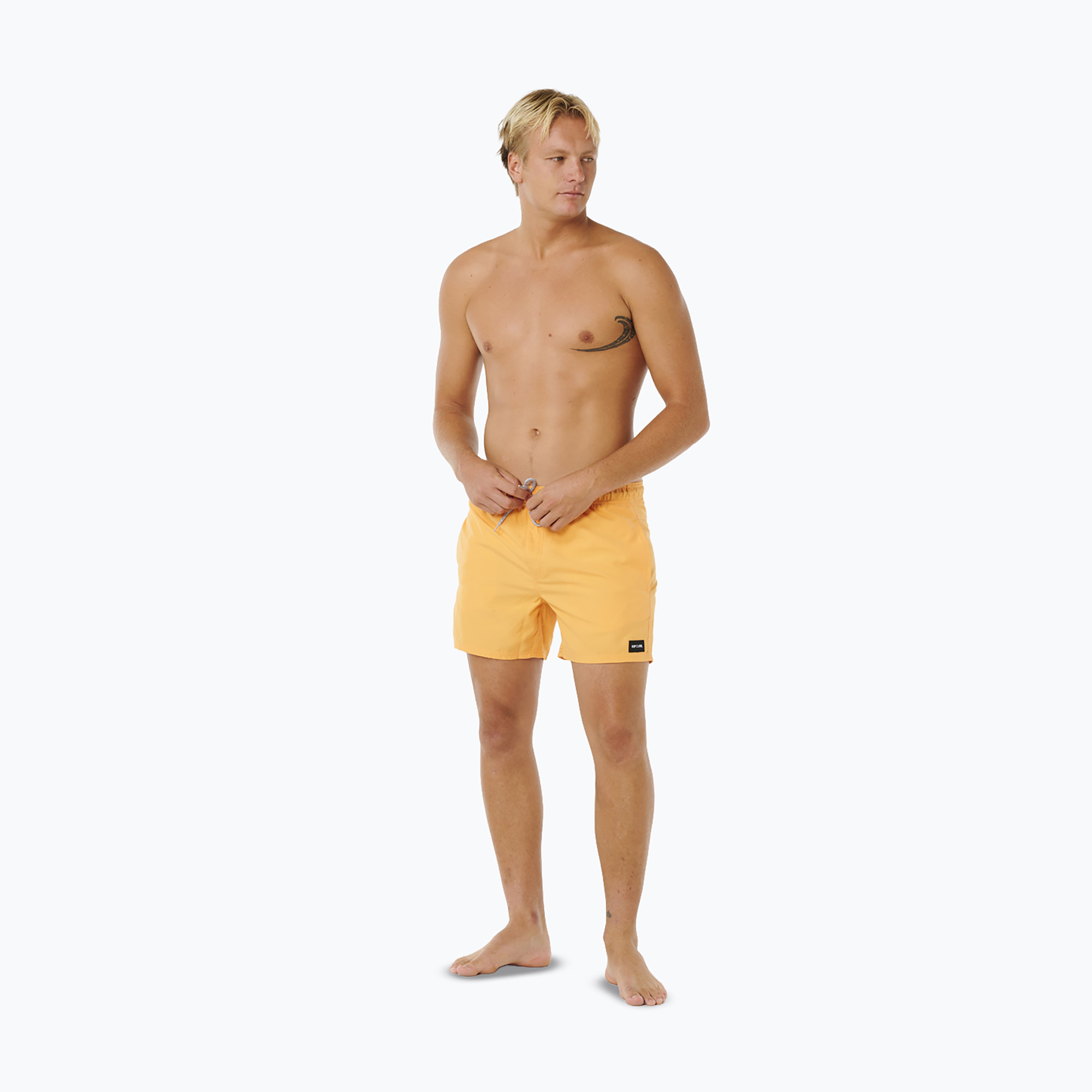 Szorty kąpielowe męskie Rip Curl Offset Volley bright orange 