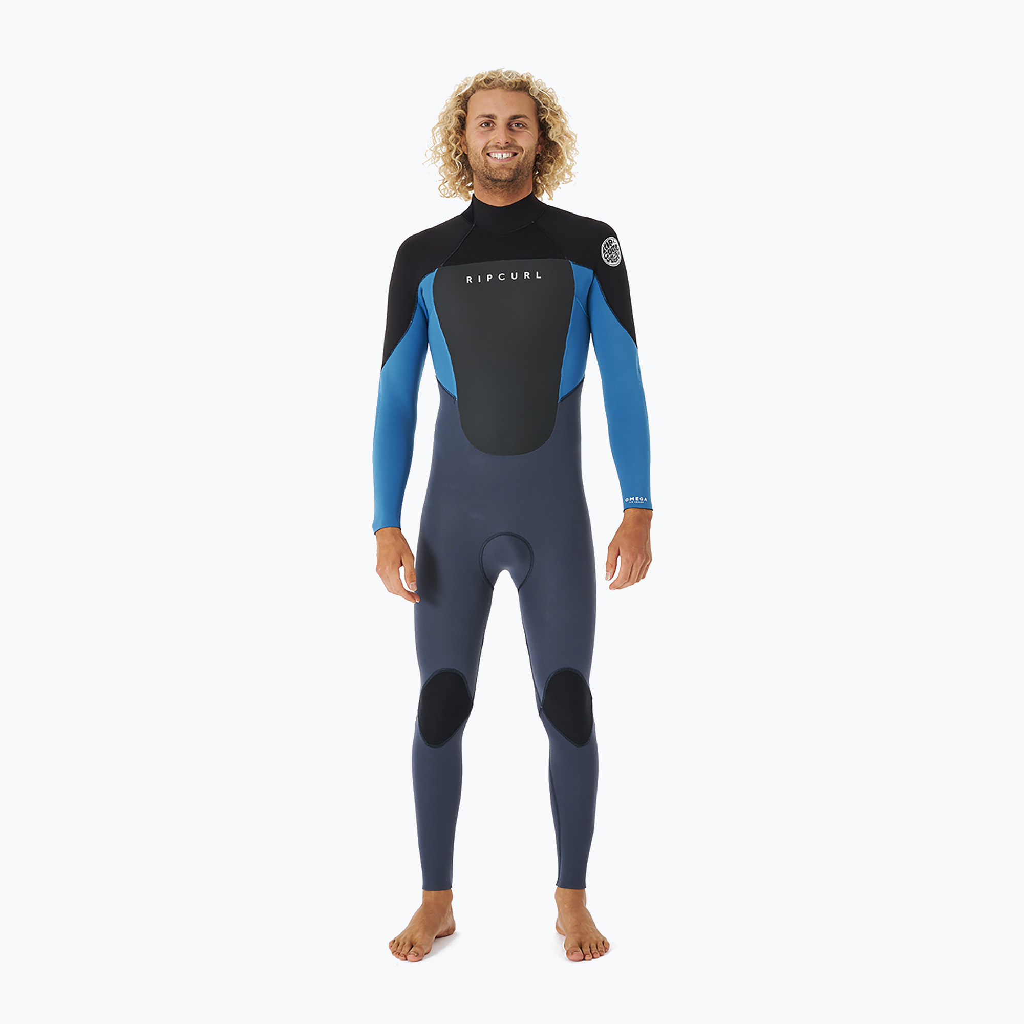 Pianka do pływania męska Rip Curl Omega 5/3 mm Back Zip blue 