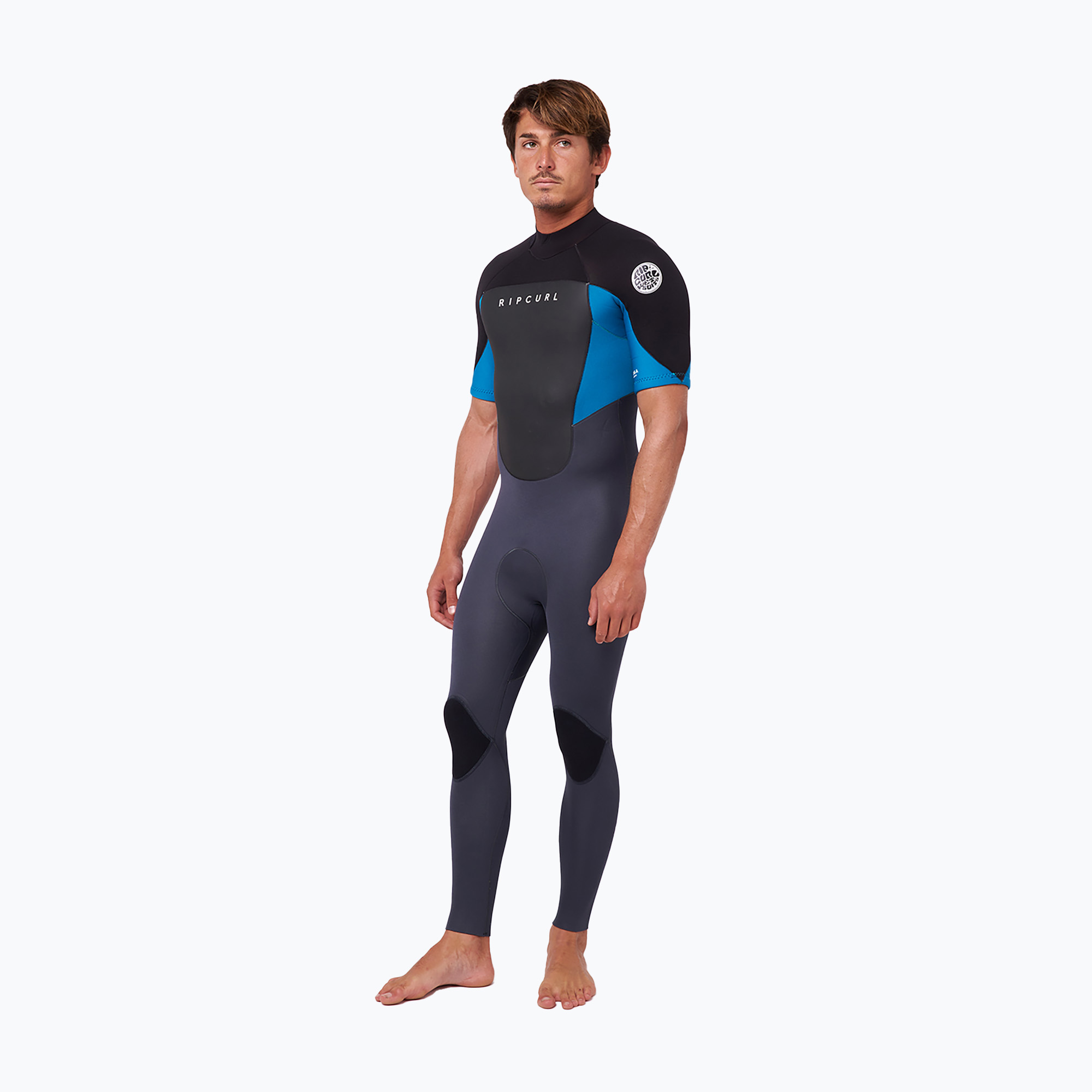 Pianka do pływania męska Rip Curl Omega 2/2 mm E-Stitch Back Zip blue 