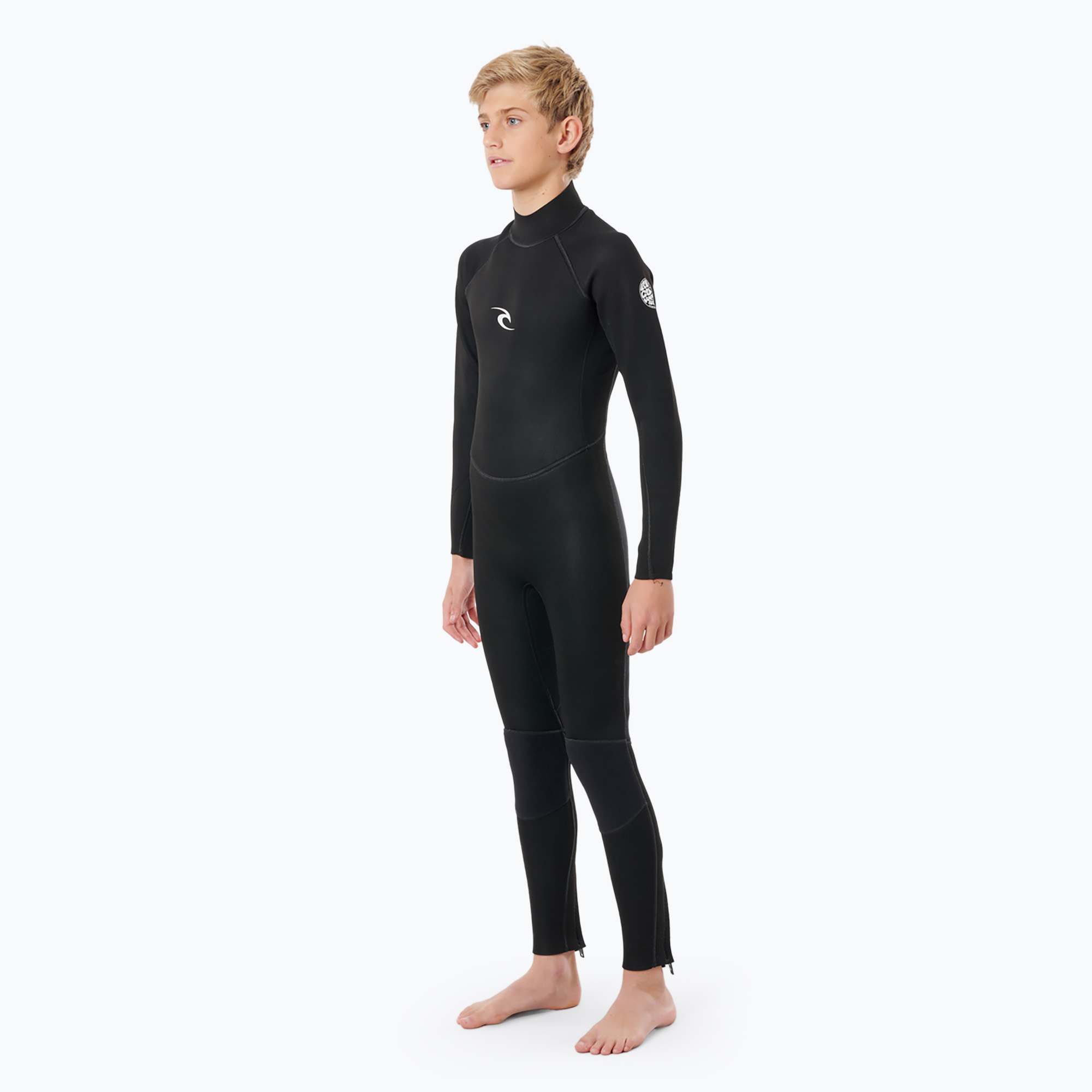 Pianka do pływania dziecięca Rip Curl Junior Freelite 3/2 mm Back Zip black 