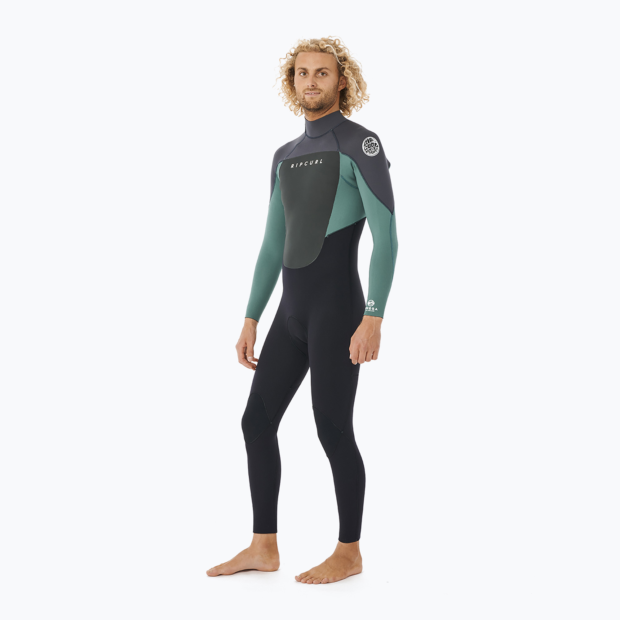 Pianka do pływania męska Rip Curl Omega 3/2 mm Back Zip Eco muted green 
