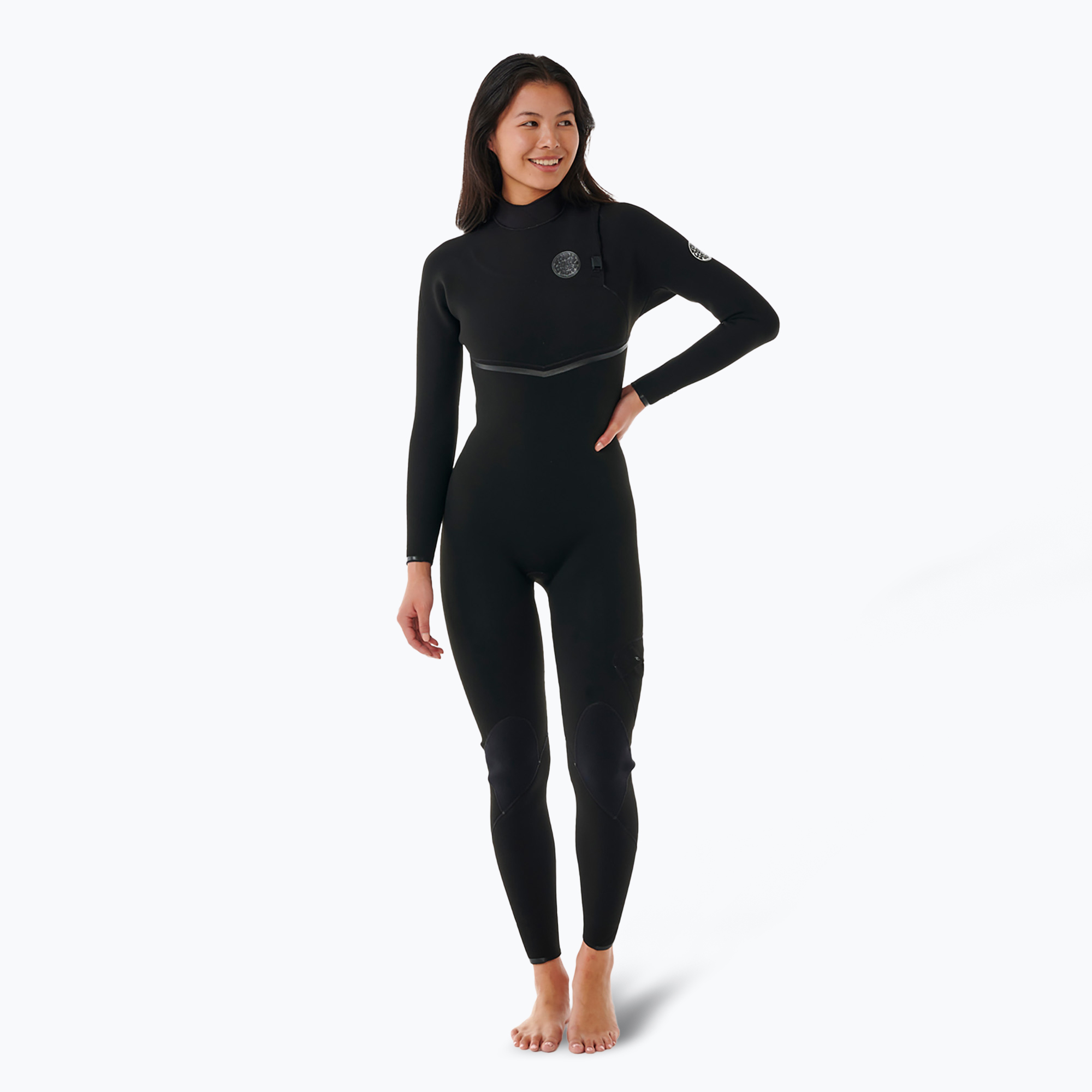 Pianka do pływania damska Rip Curl Ebomb 3/2 mm Zip Free black 