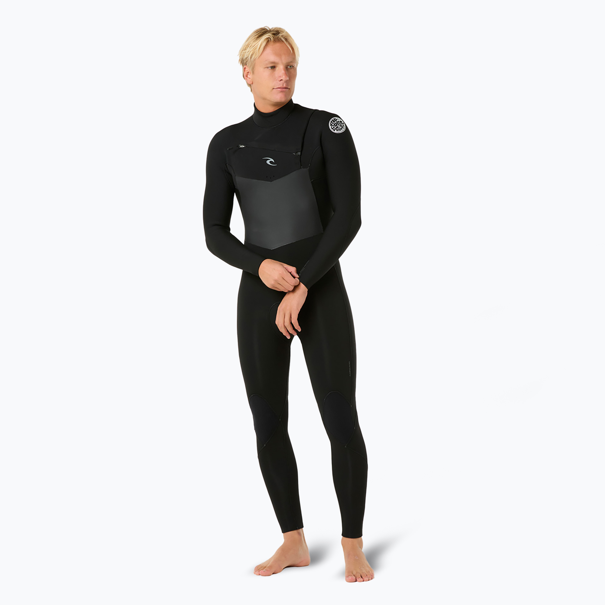 Pianka do pływania męska Rip Curl Dawn Patrol 3/2 mm Chest Zip black 