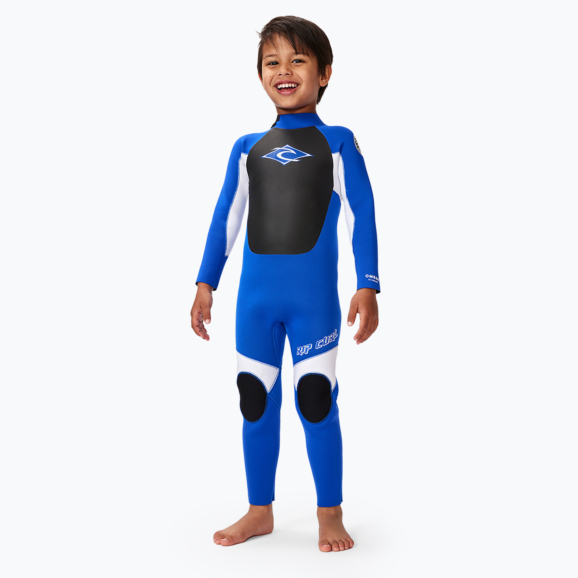Pianka do pływania dziecięca Rip Curl Groms Omega 3/2 mm Back Zip blue 