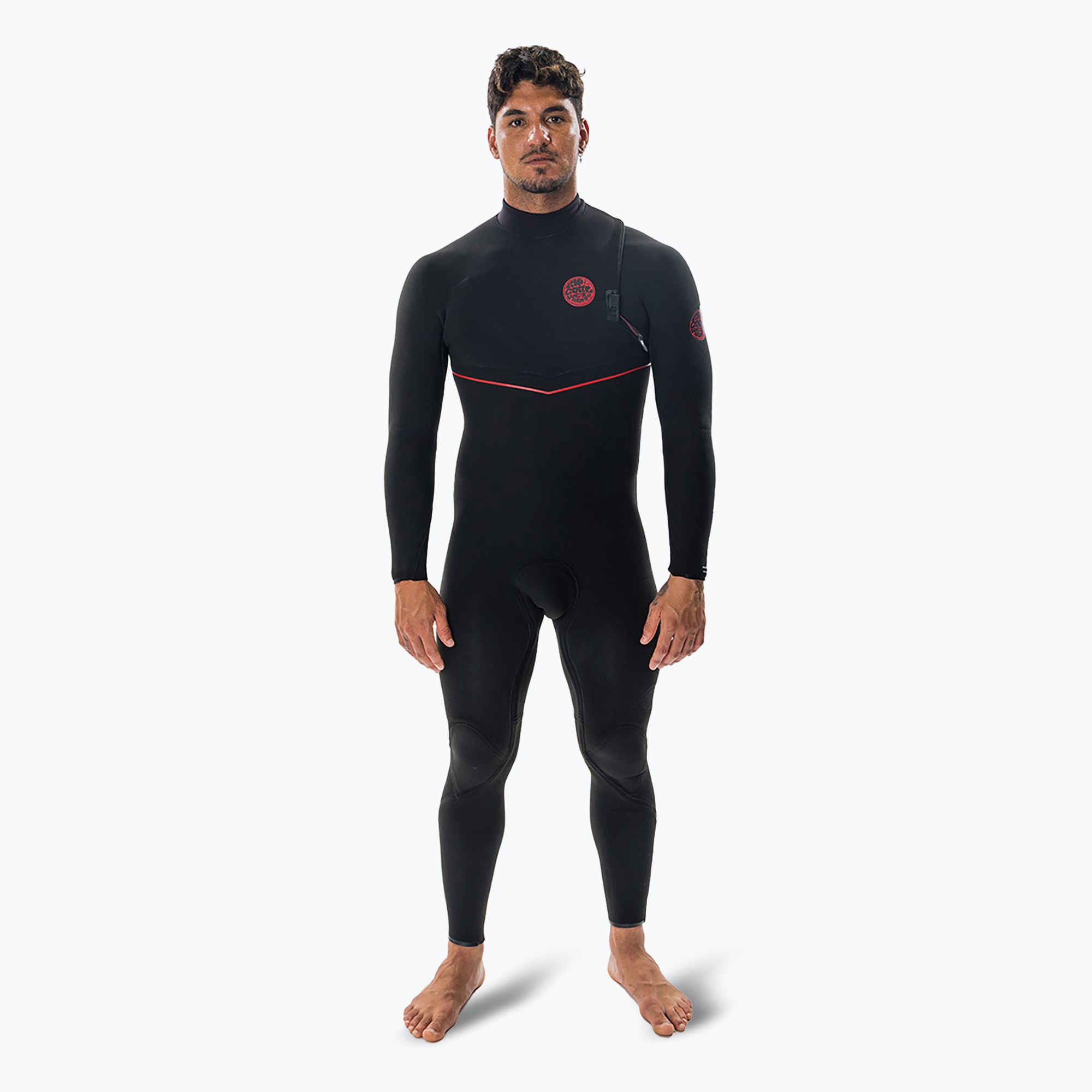 Pianka do pływania męska Rip Curl Flashbomb Fusion 3/2 mm Zip Free black 