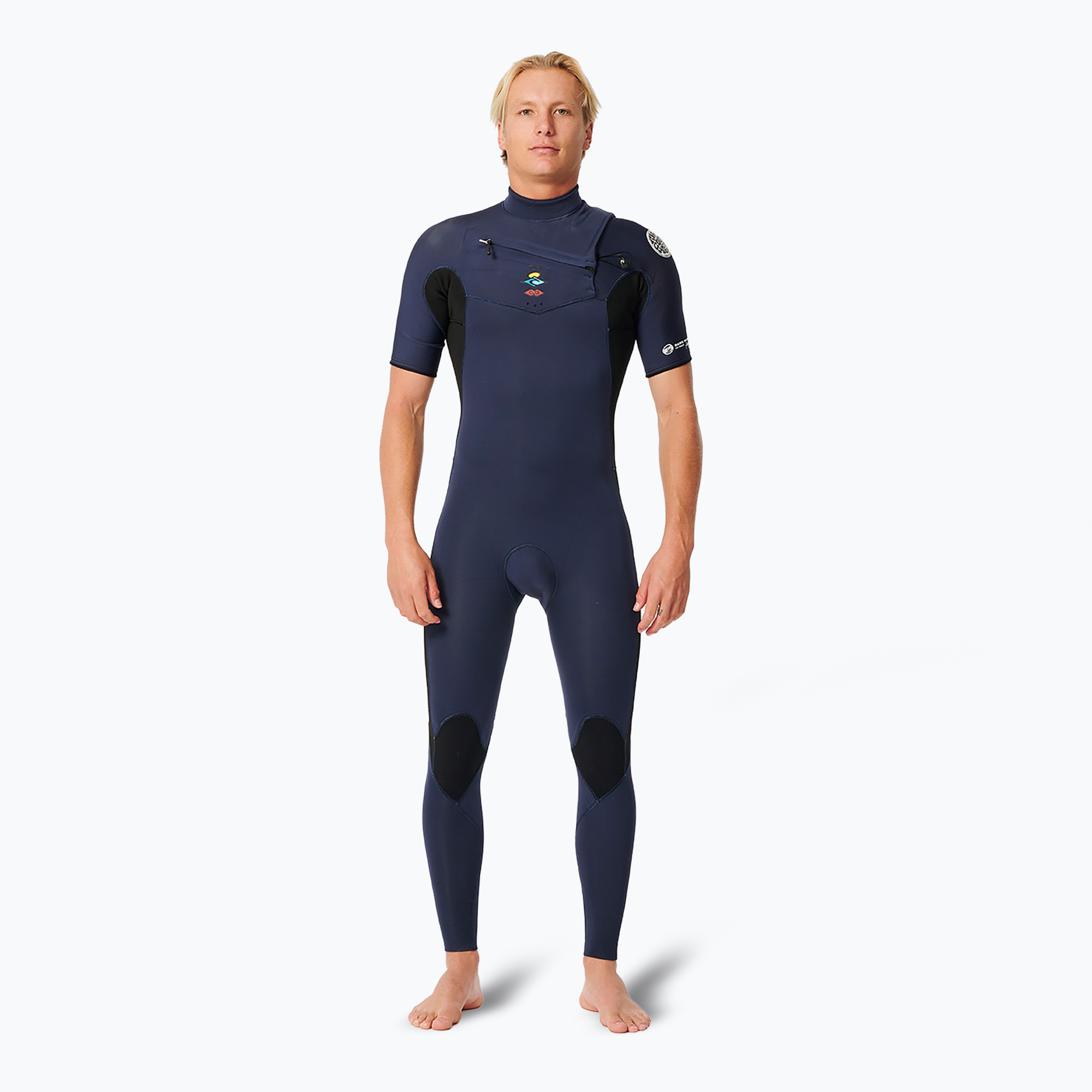 Pianka do pływania męska Rip Curl Dawn Patrol Performance 2/2 mm Chest Zip dark navy 