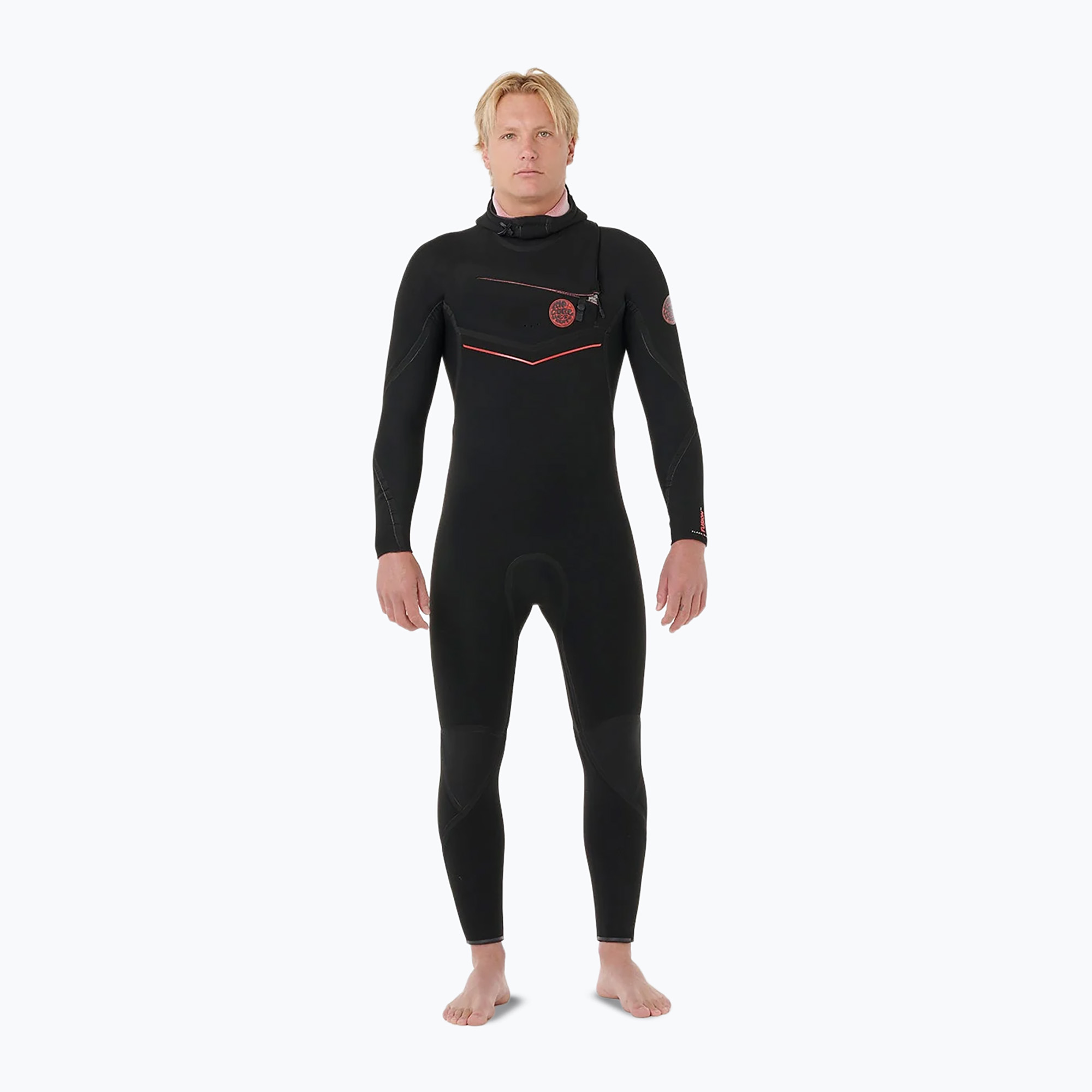 Мъжки неопренов костюм за плуване Rip Curl Flashbomb Fusion 5/3 mm Zip Free black