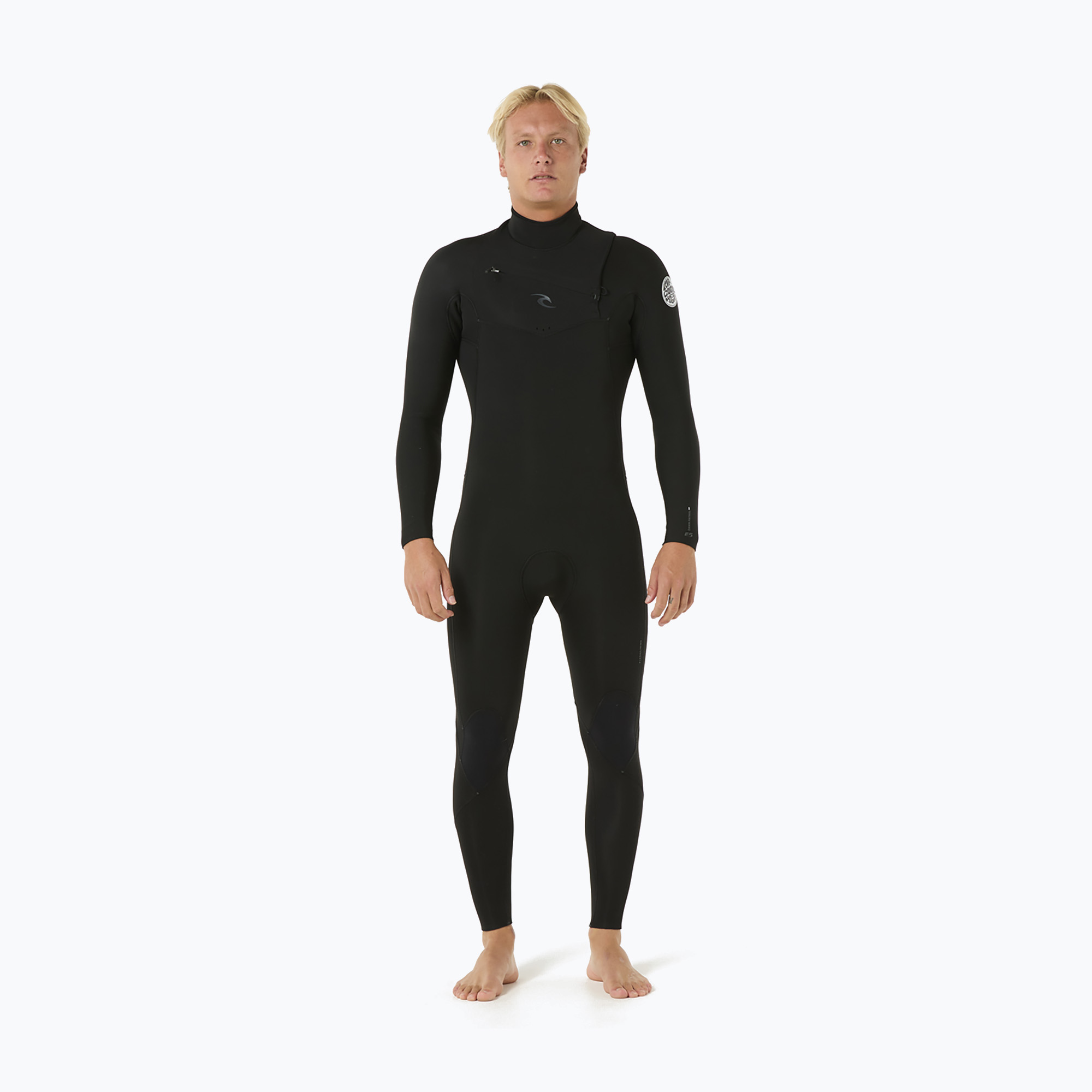 Pianka do pływania męska Rip Curl Dawn Patrol 3/2 mm Chest Zip black 