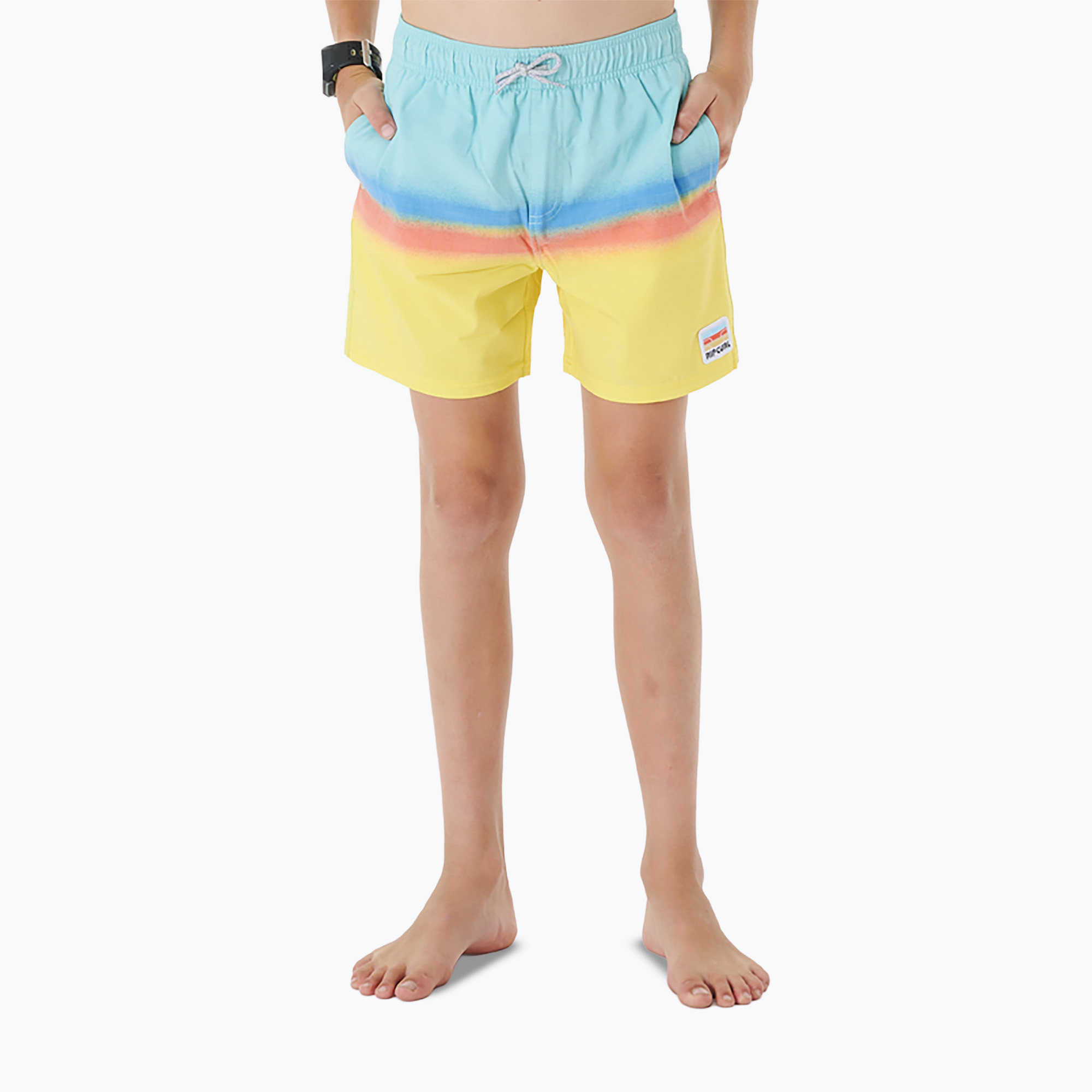 Rip Curl Surf Revival Volley детски къси панталони 46 синьо/жълто 027BBO