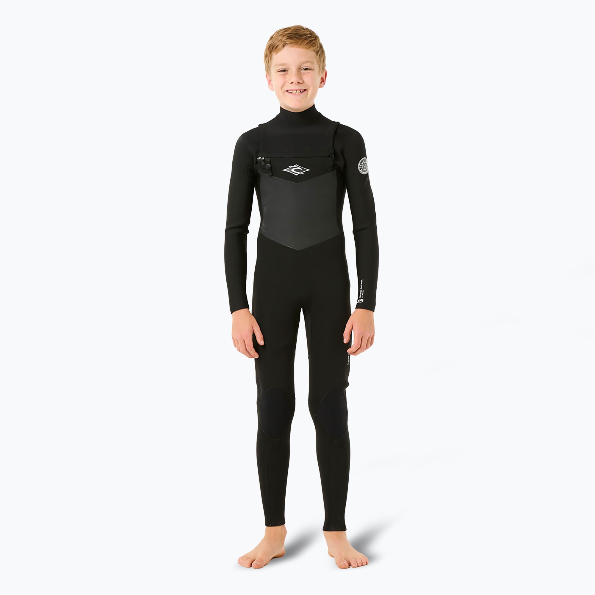 Pianka do pływania dziecięca Rip Curl Dawn Patrol 4/3 mm Chest Zip black 