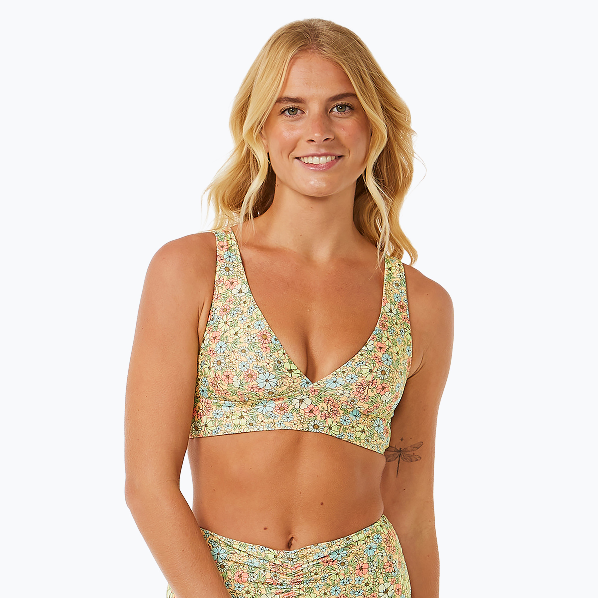 Горнище на бански костюм Rip Curl Sea Of Dreams Revo Halter multico