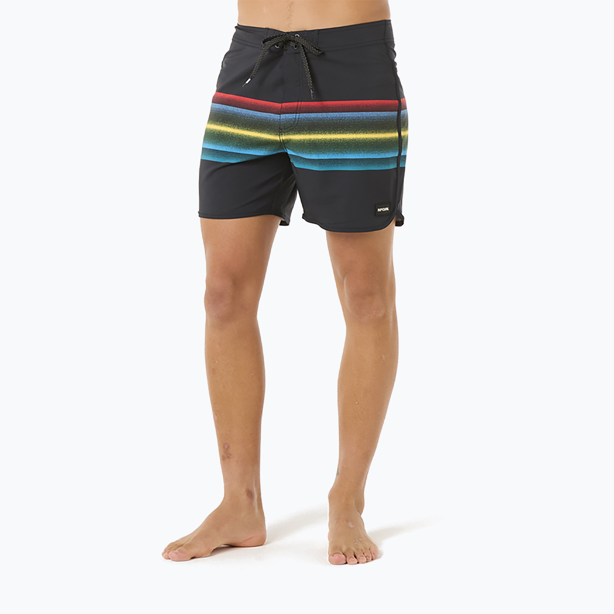 Herren Rip Curl Mirage Retro Mumma Schwimmen Shorts schwarz